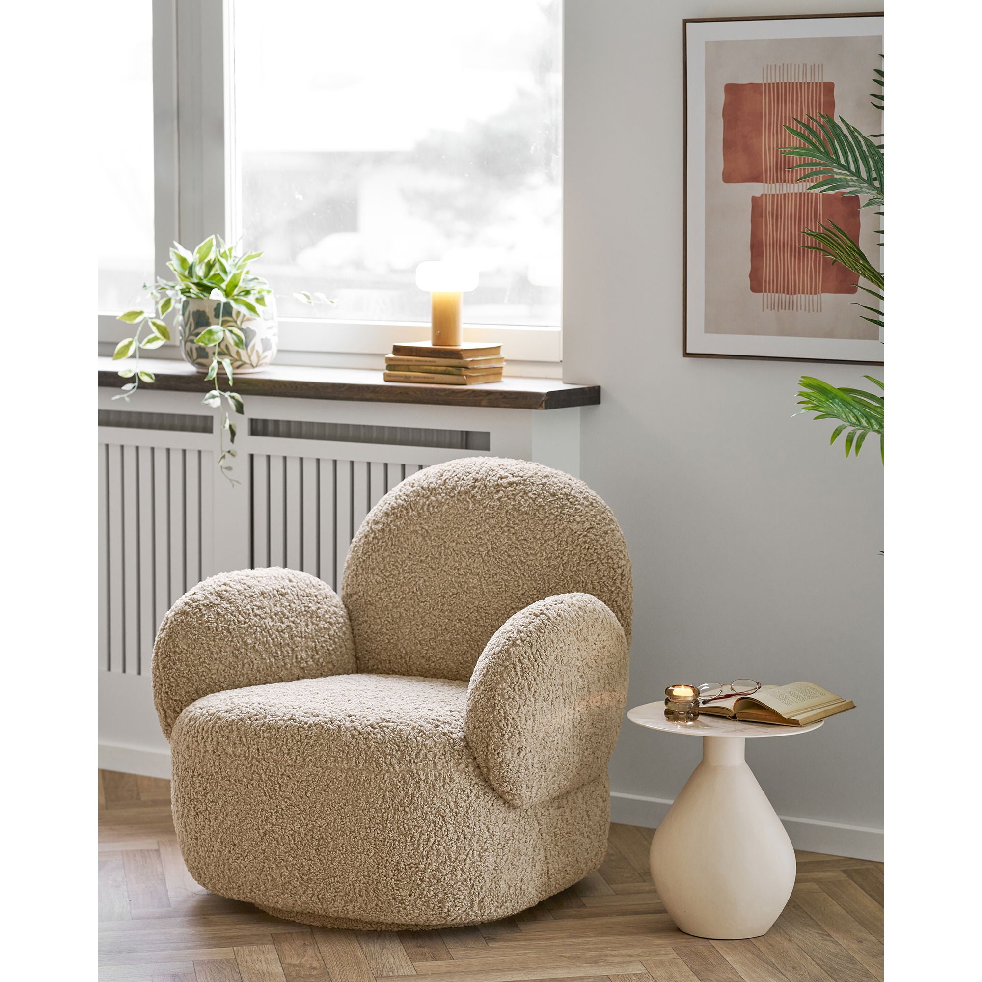Messina Lounge Chair with swivel function
