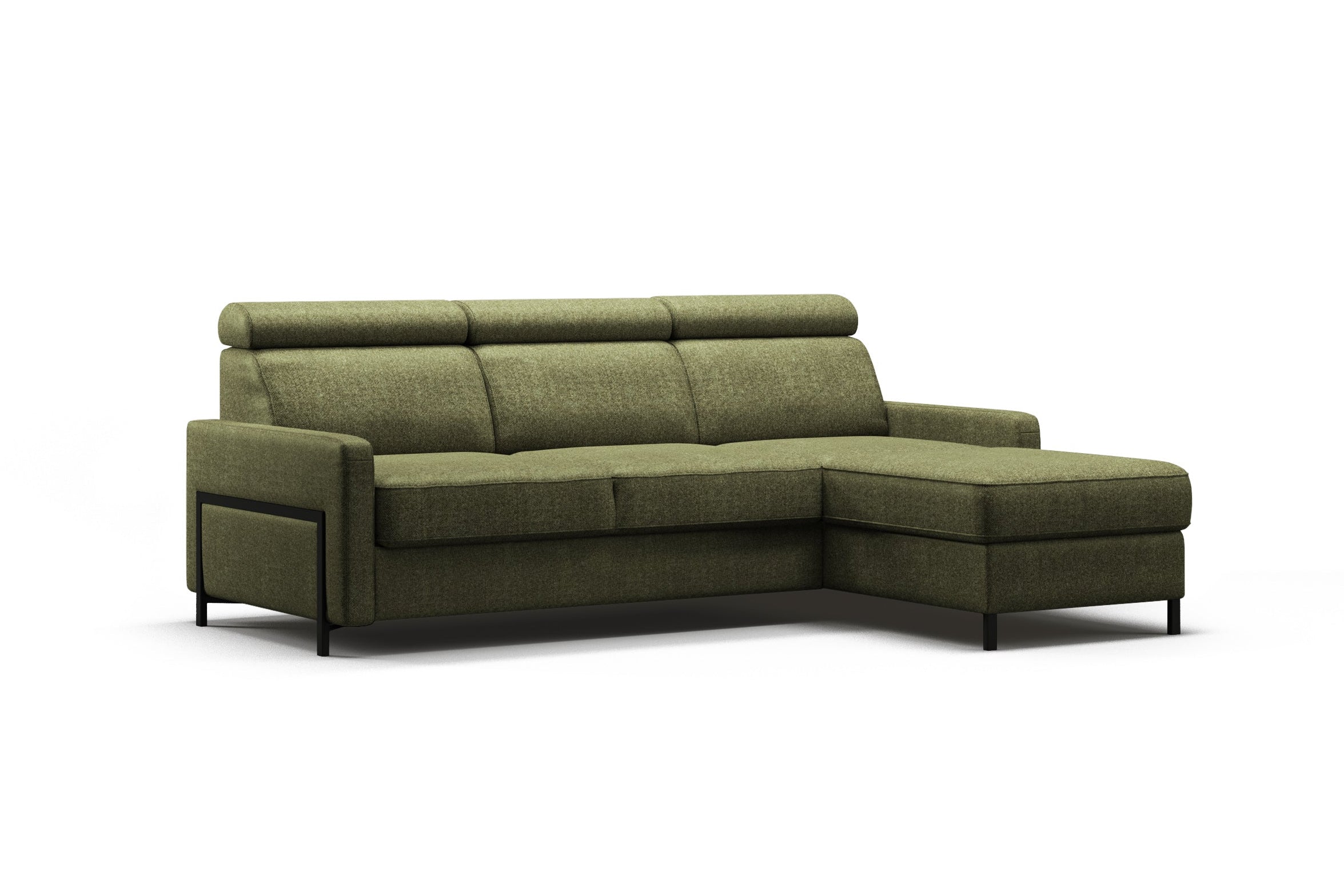Loft hjørnesofa med sovefunksjon