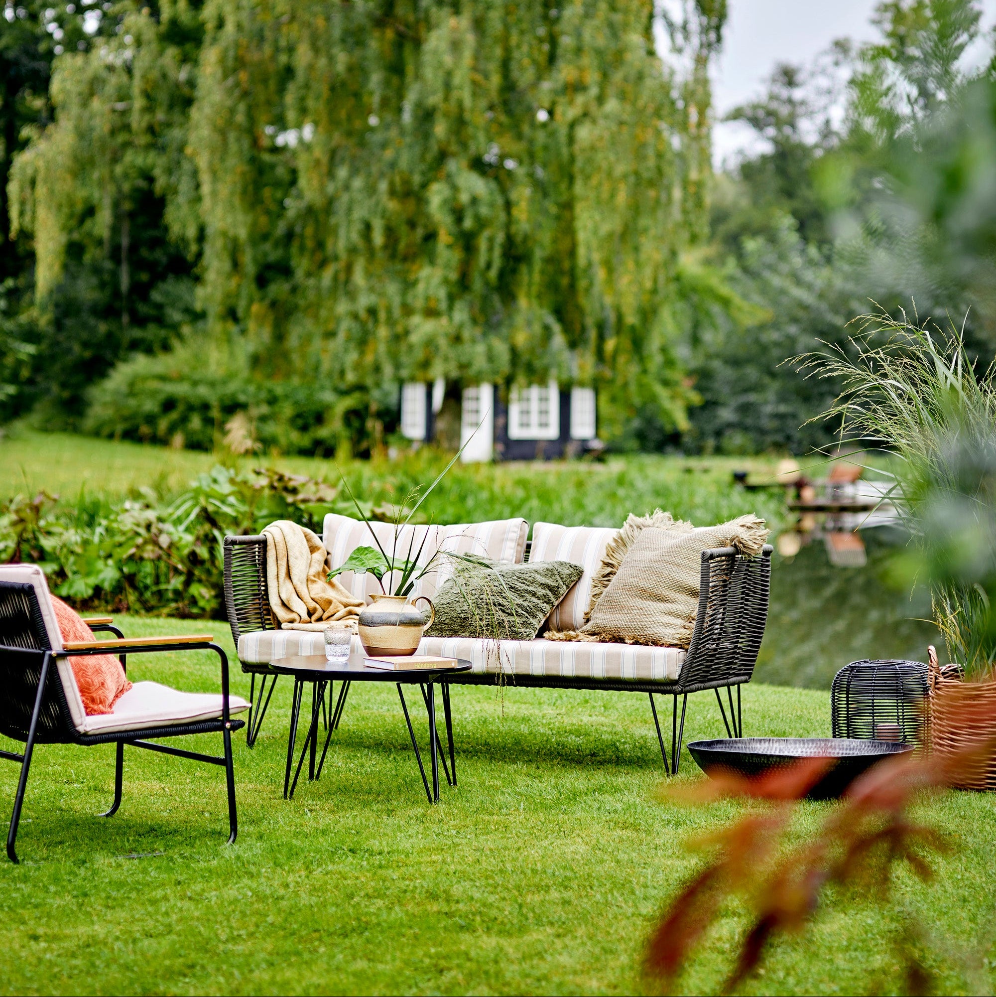 Mundo-sofa, grønn, metall