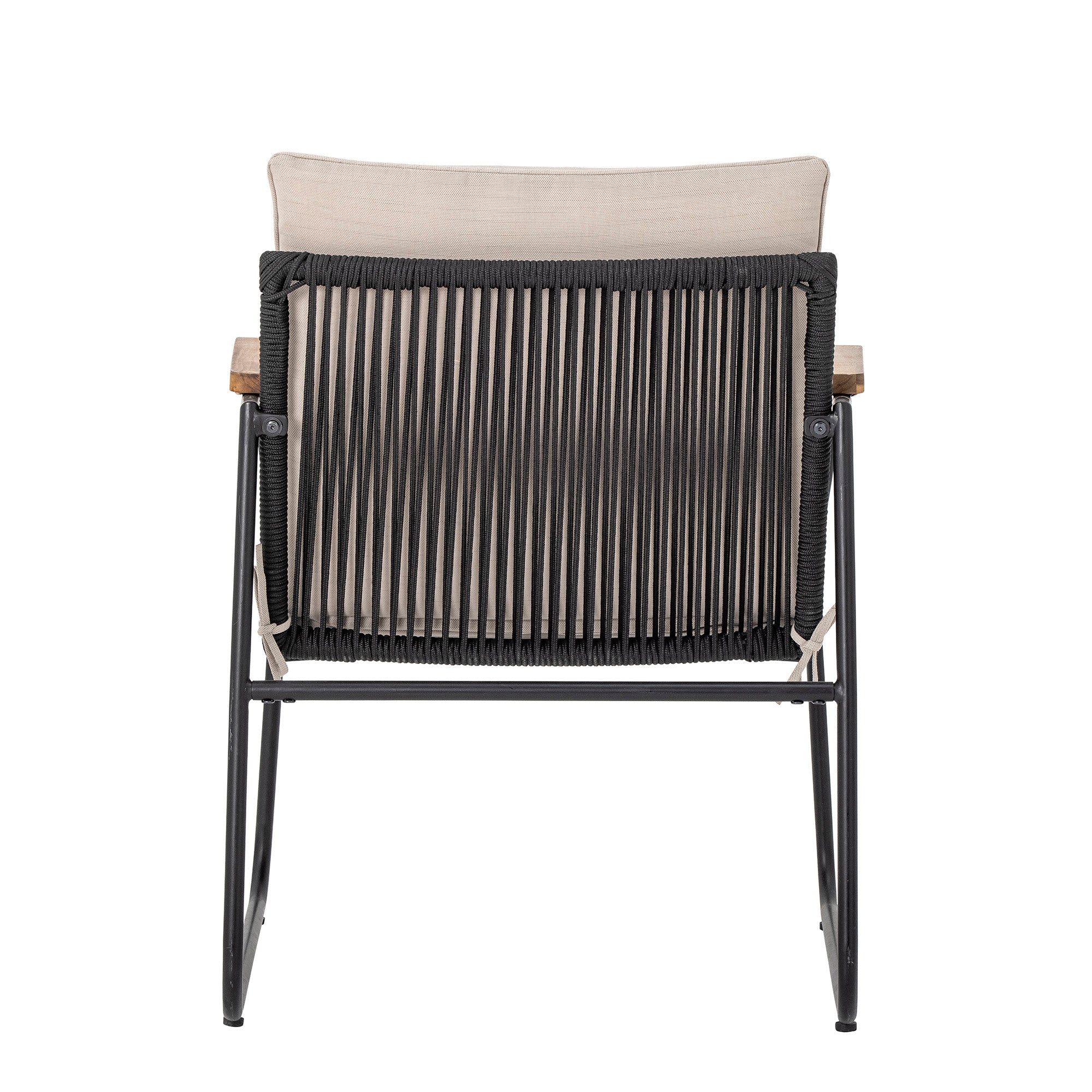 Hampton Lounge Chair (2-pk), svart, metall