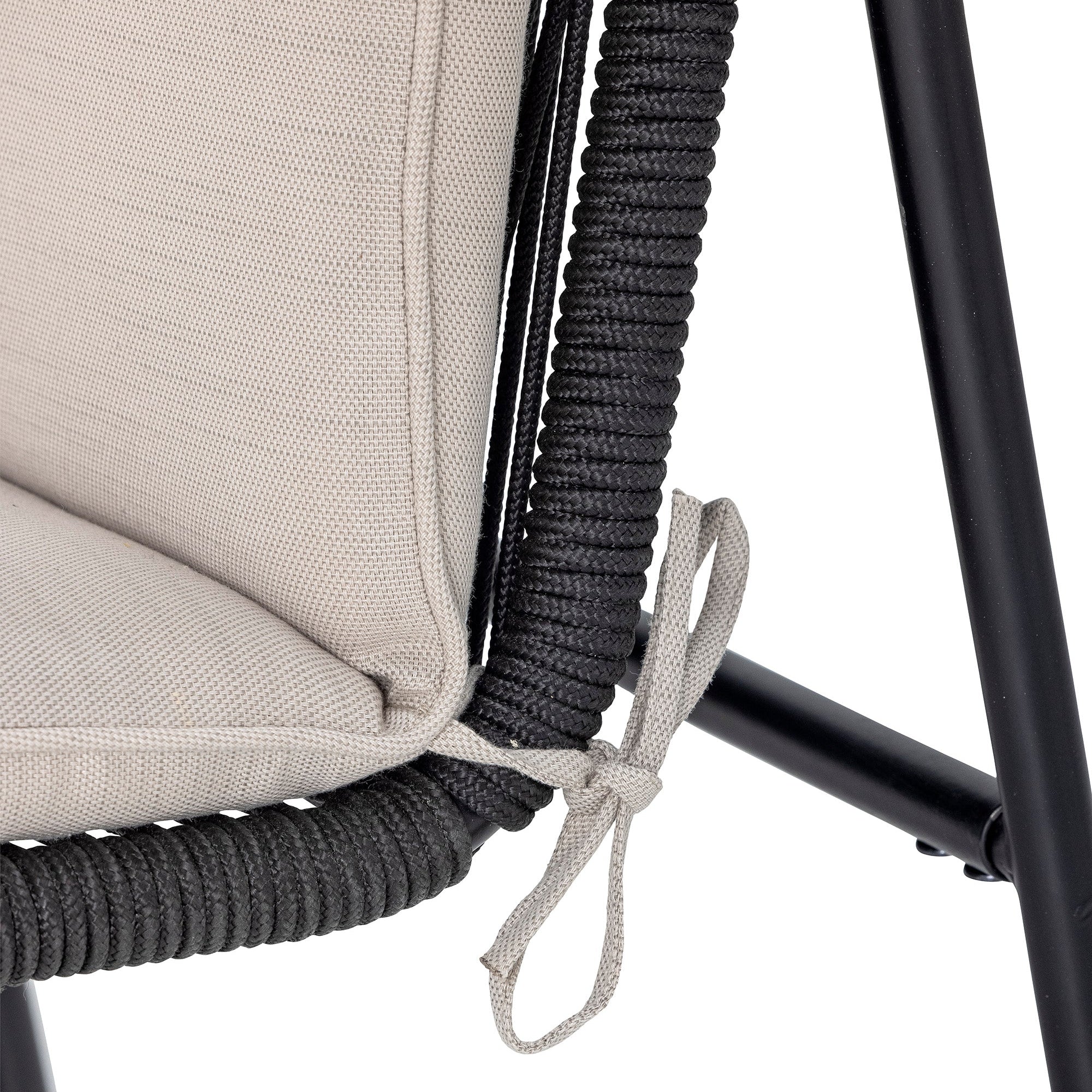 Hampton Lounge Chair (2-pk), svart, metall