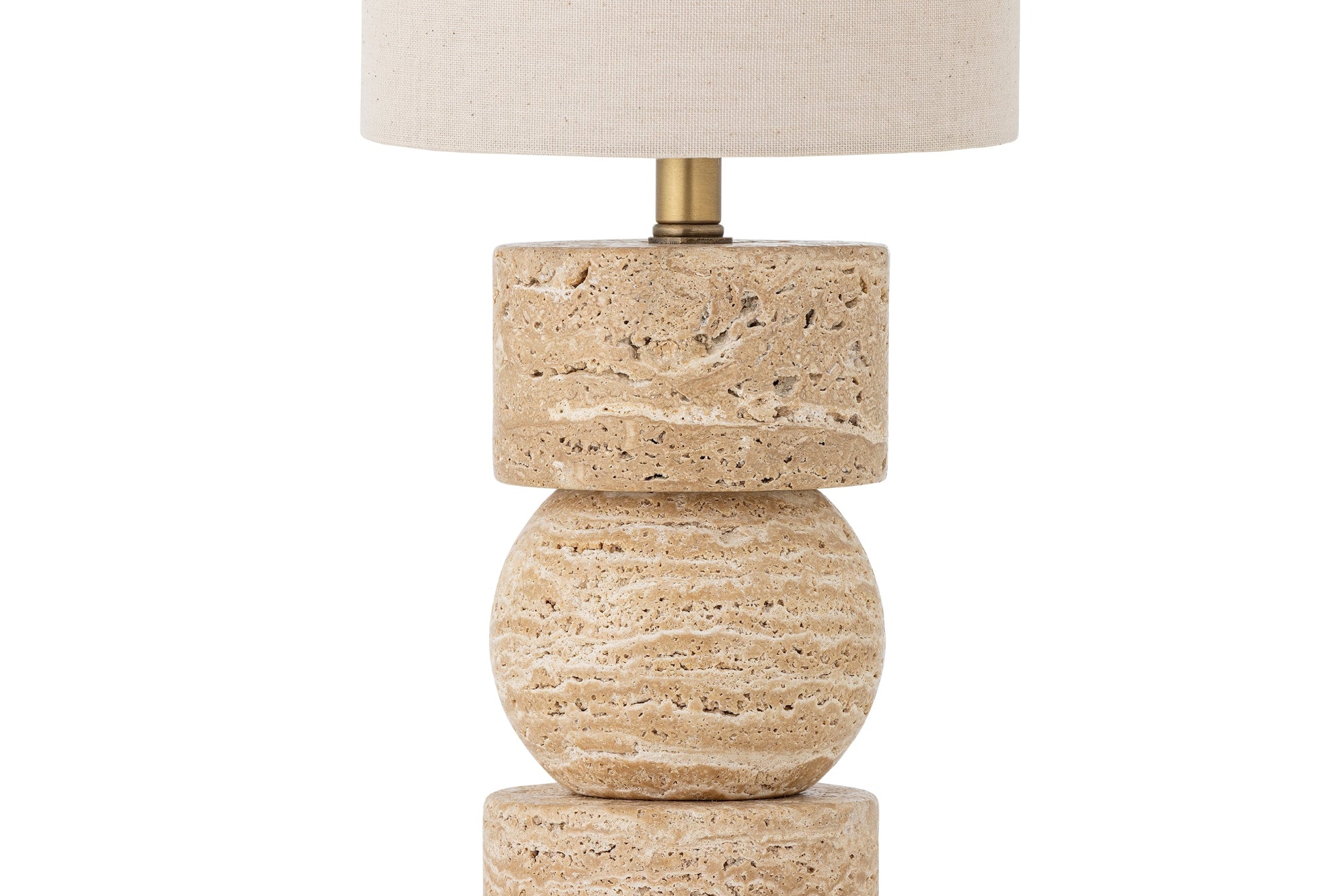 Marci Bordlampe – Travertin Natur