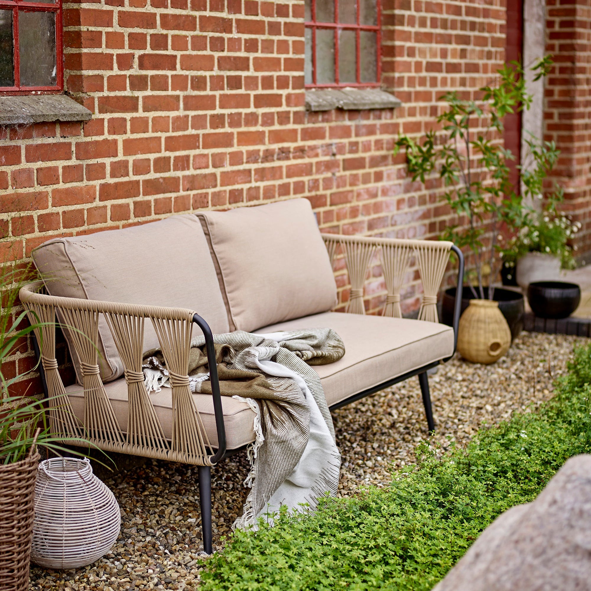 Pavone sofa, metall