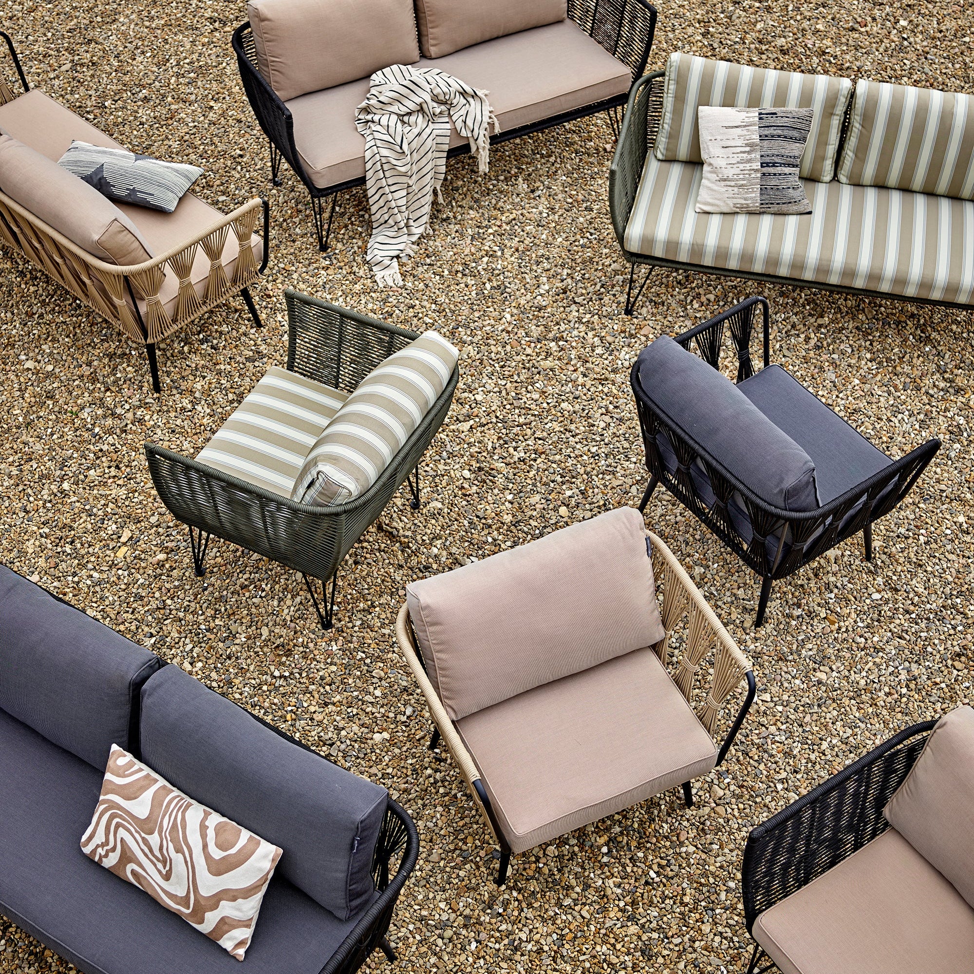Pavone sofa, metall