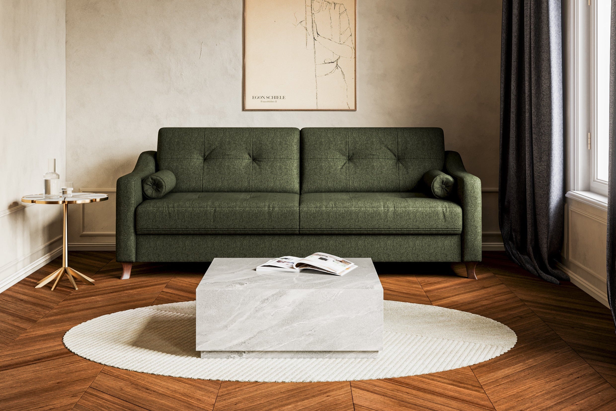 Rimini 3-seter sofa med sovefunksjon