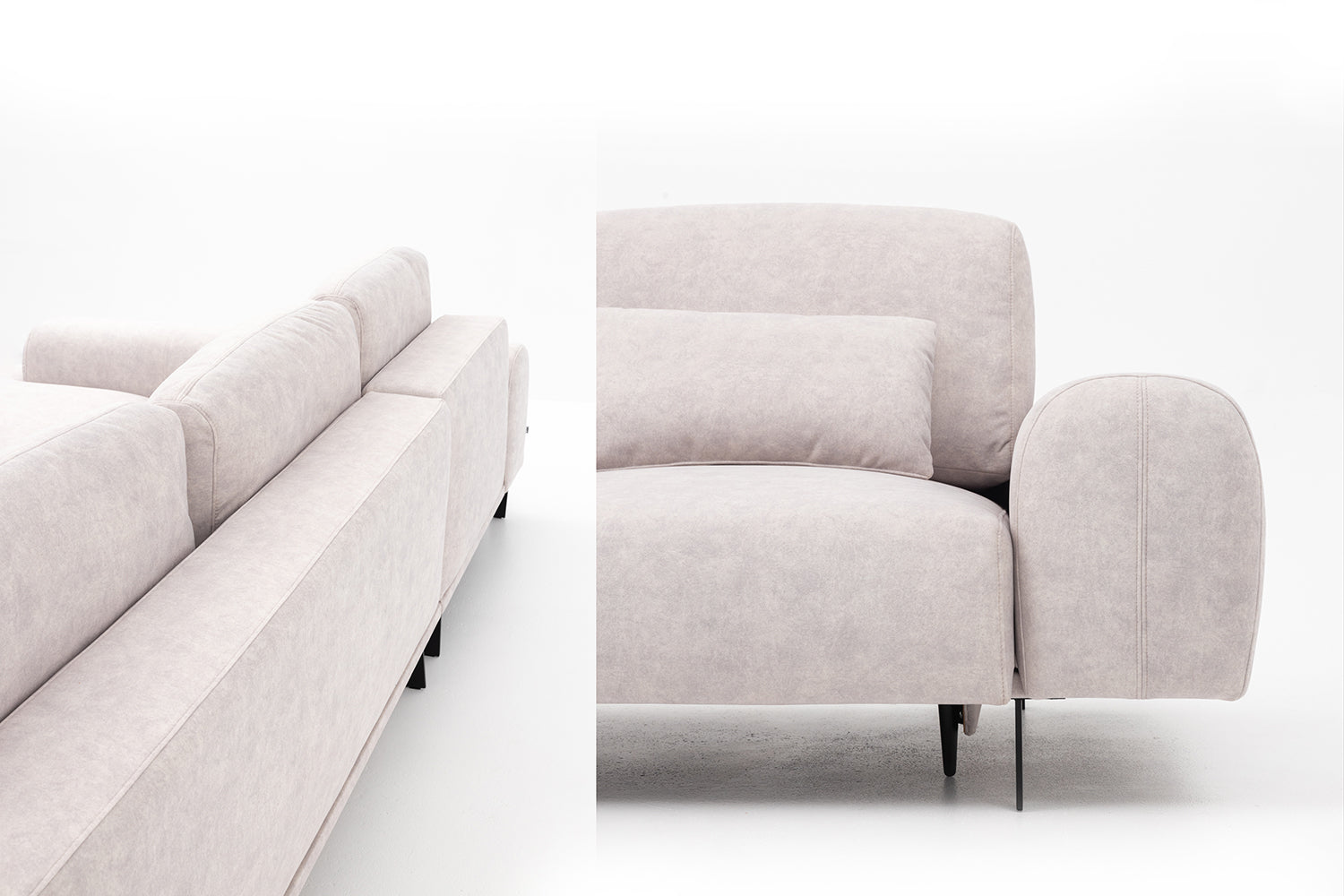Milan hjørnesofa med sovefunksjon