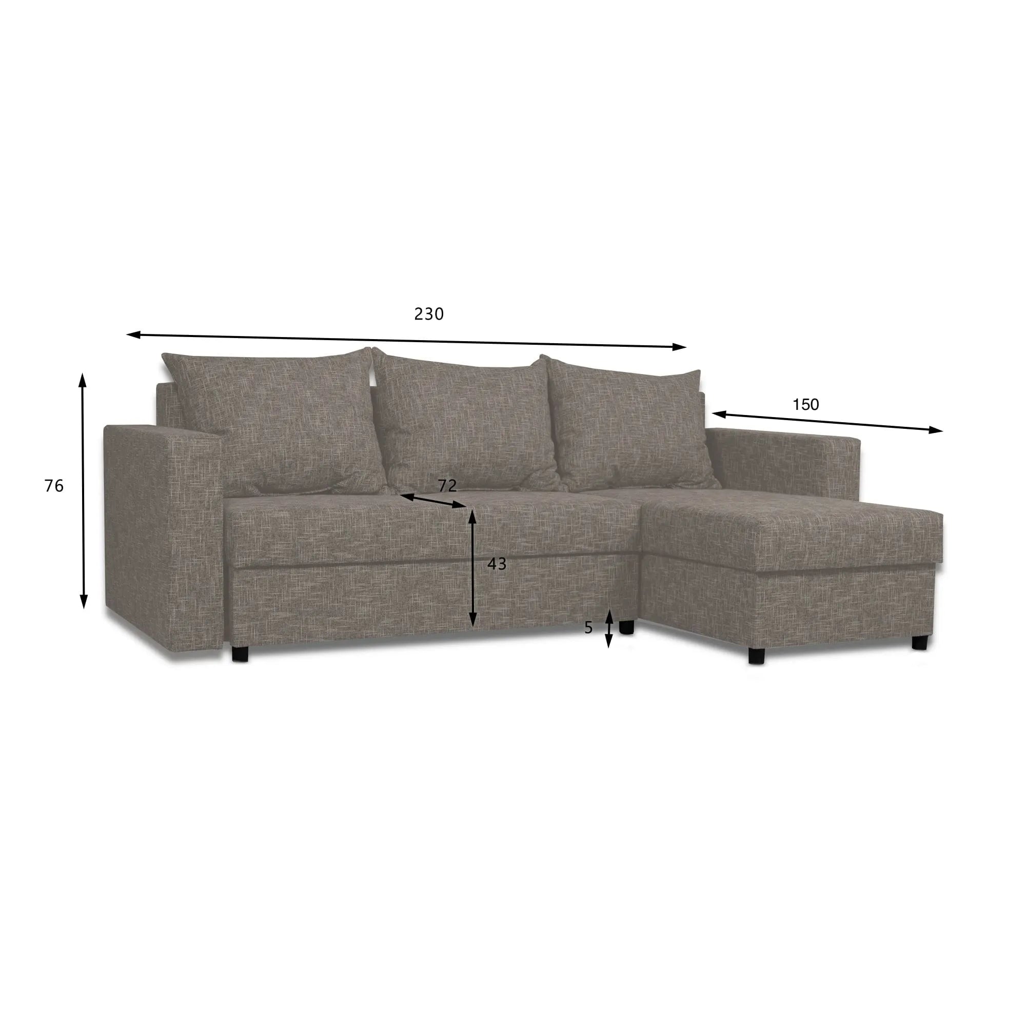 Lugan Sovesofa med sjeselong