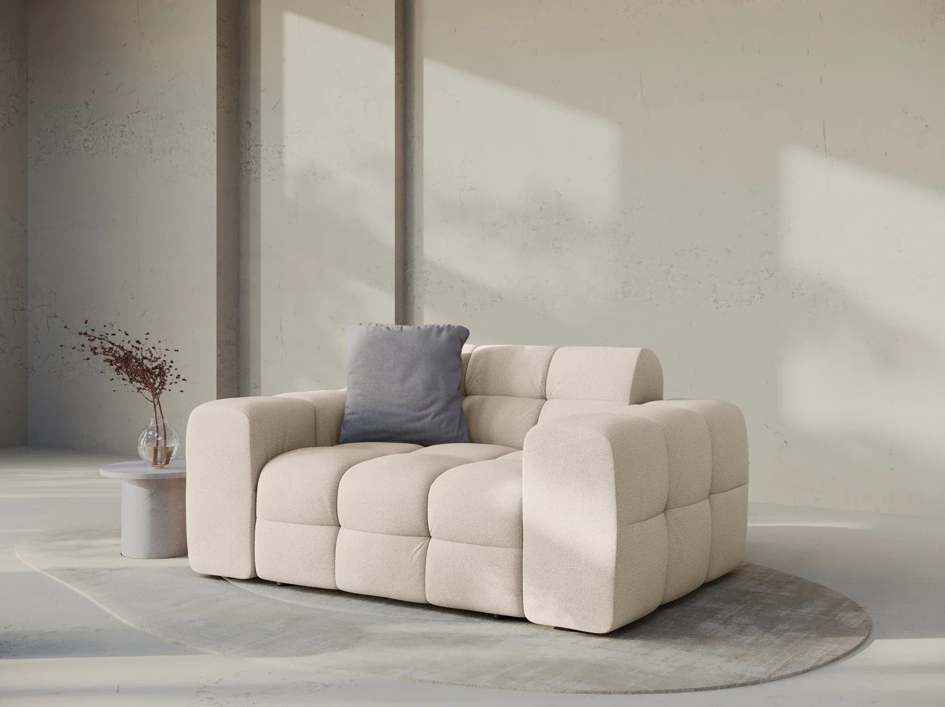 Kendal 2-seter sofa i Strukturert stoff