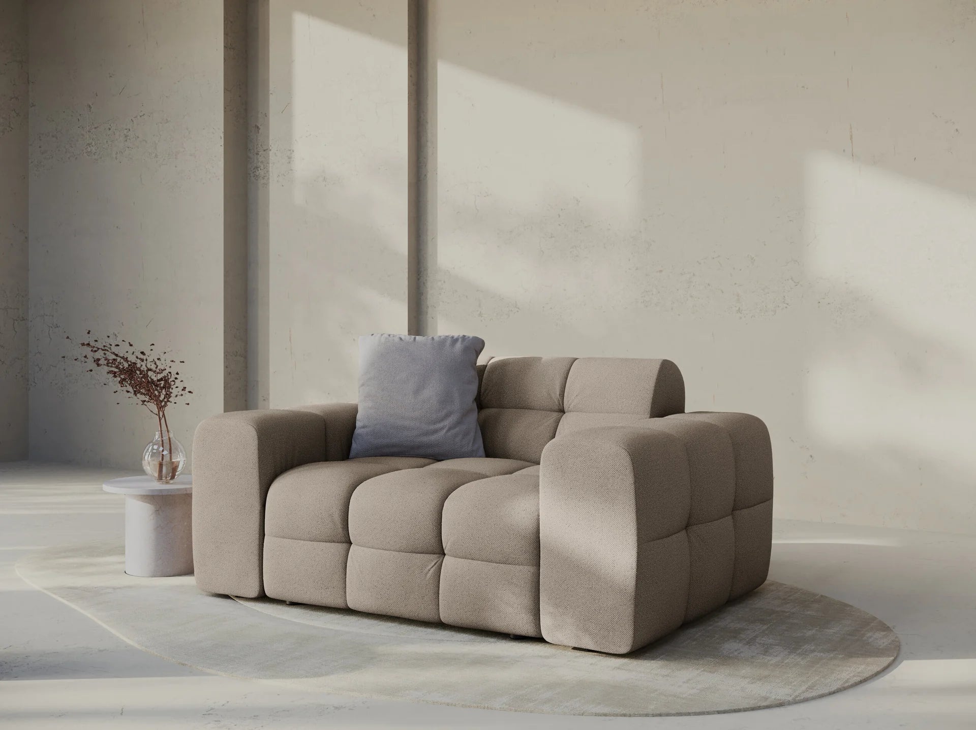 Kendal 2-seter sofa i Strukturert stoff