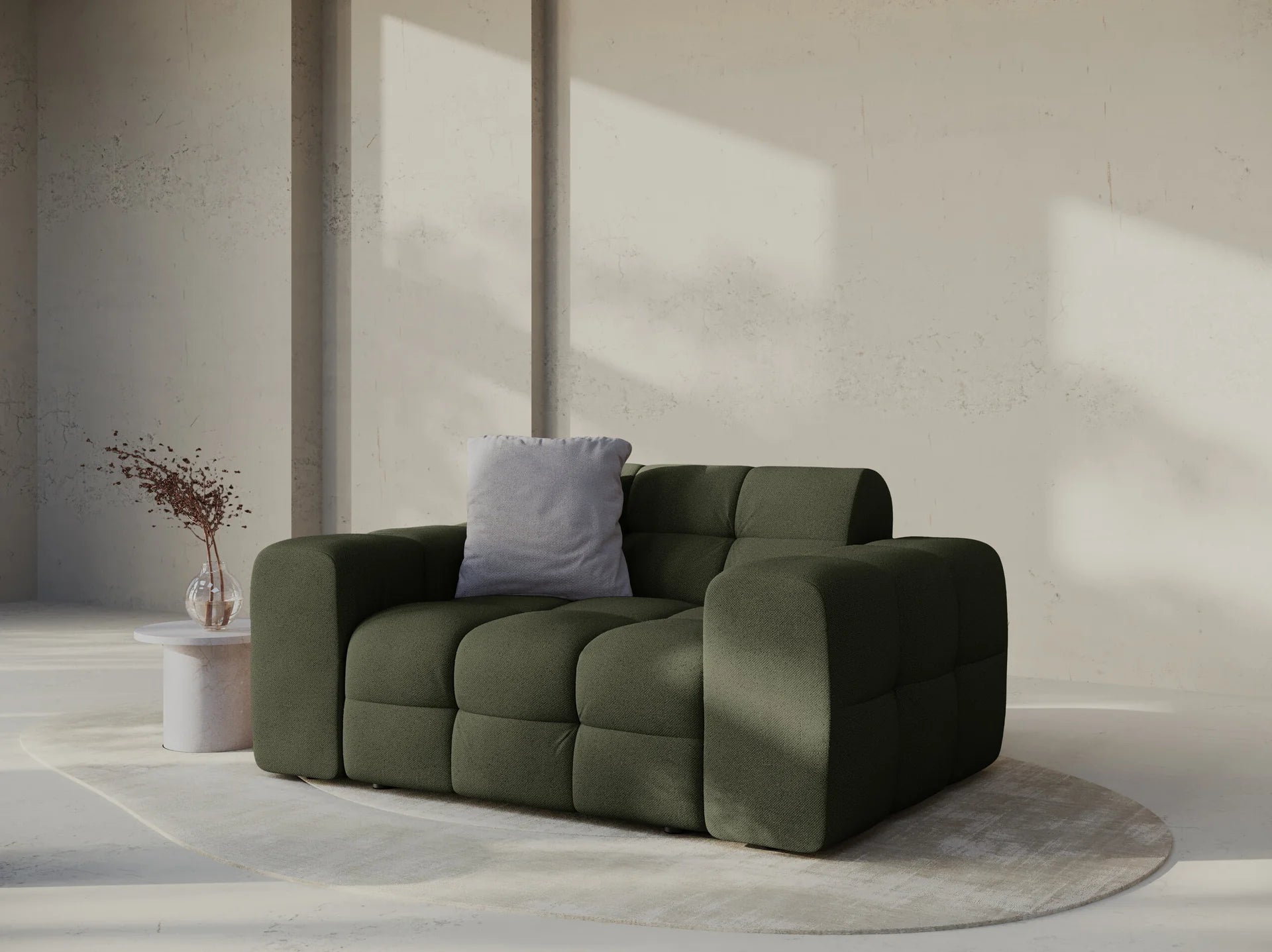 Kendal 2-seter sofa i Strukturert stoff