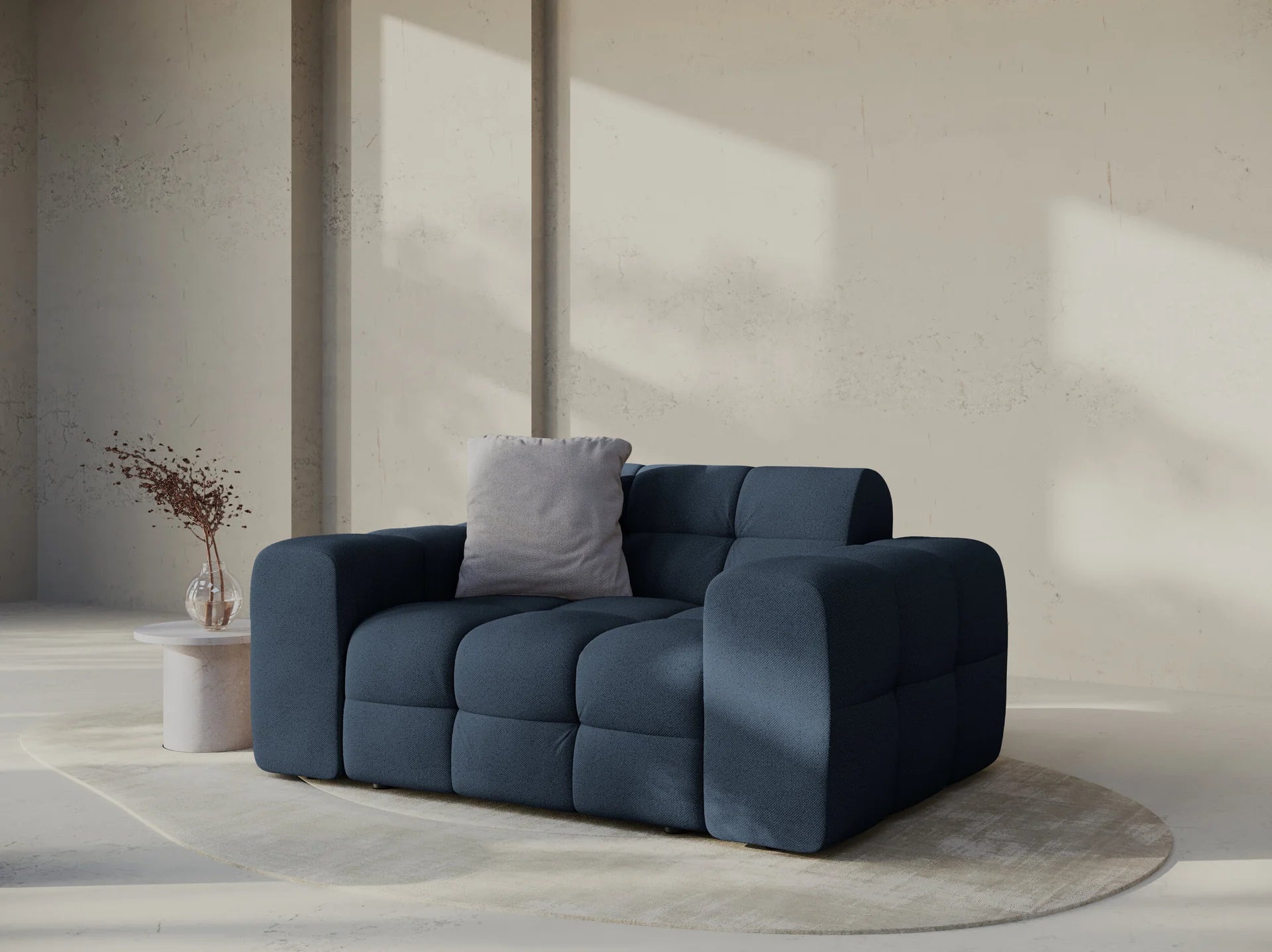 Kendal 2-seter sofa i Strukturert stoff