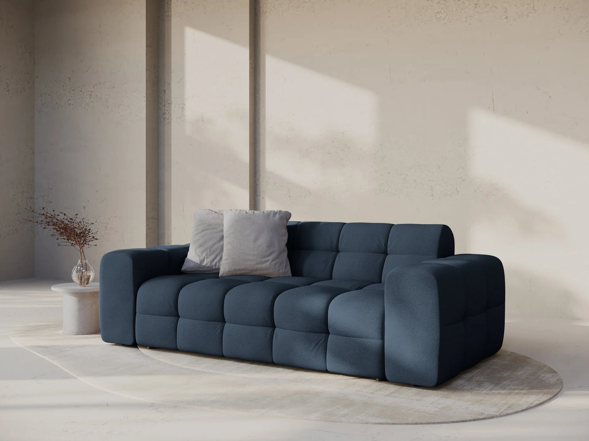 Kendal 3-seter sofa i Strukturert stoff