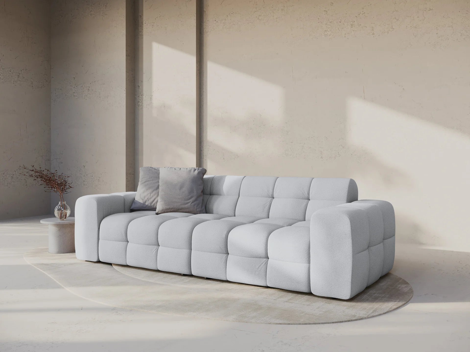 Kendal 4-seter sofa i Strukturert stoff