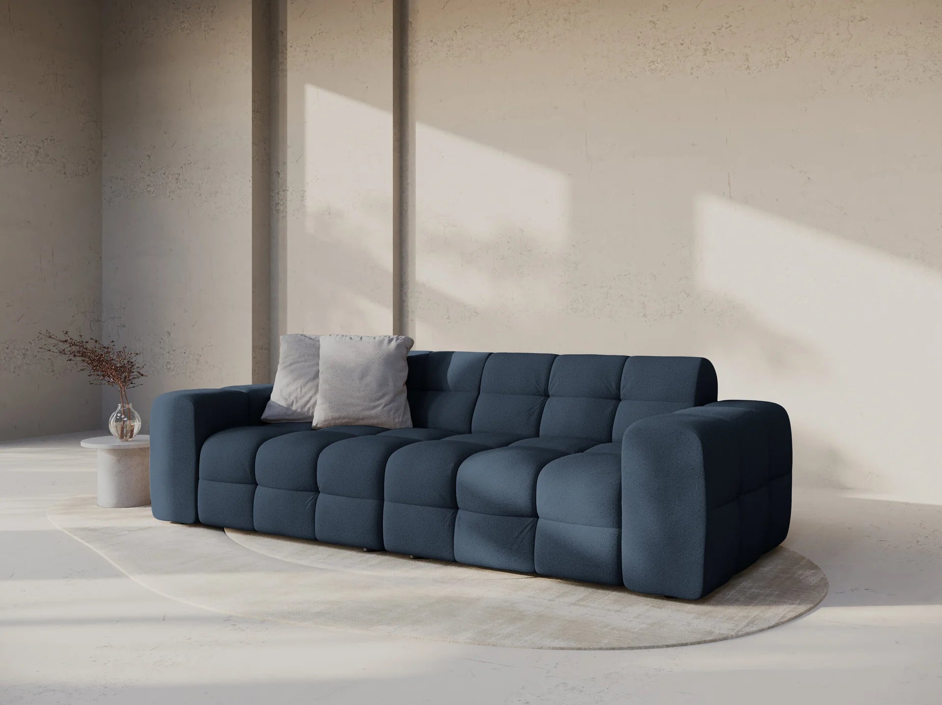 Kendal 4-seter sofa i Strukturert stoff