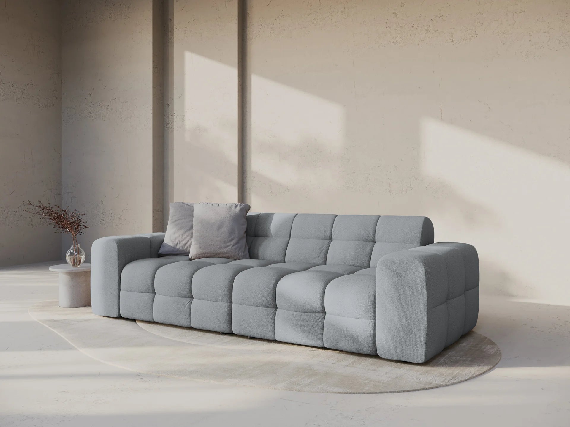 Kendal 4-seter sofa i Strukturert stoff