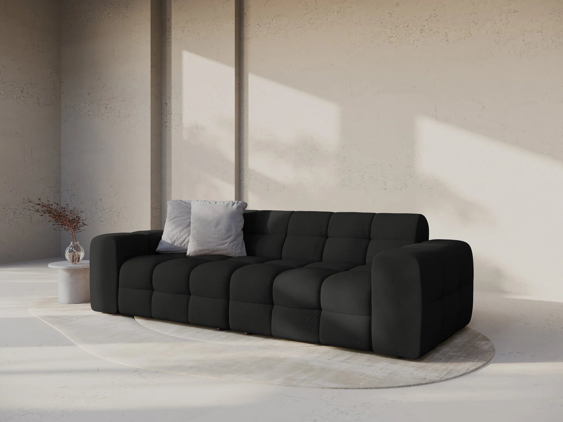Kendal 4-seter sofa i Strukturert stoff
