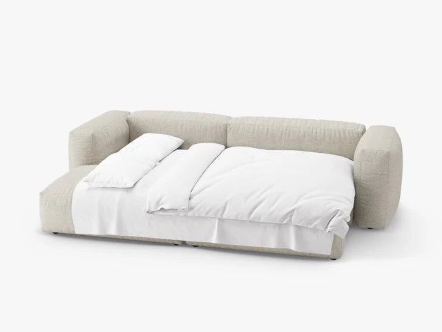 Modulbasert hjørnesofa med sovefunksjon