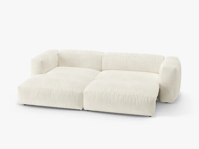 Modulbasert hjørnesofa med sovefunksjon