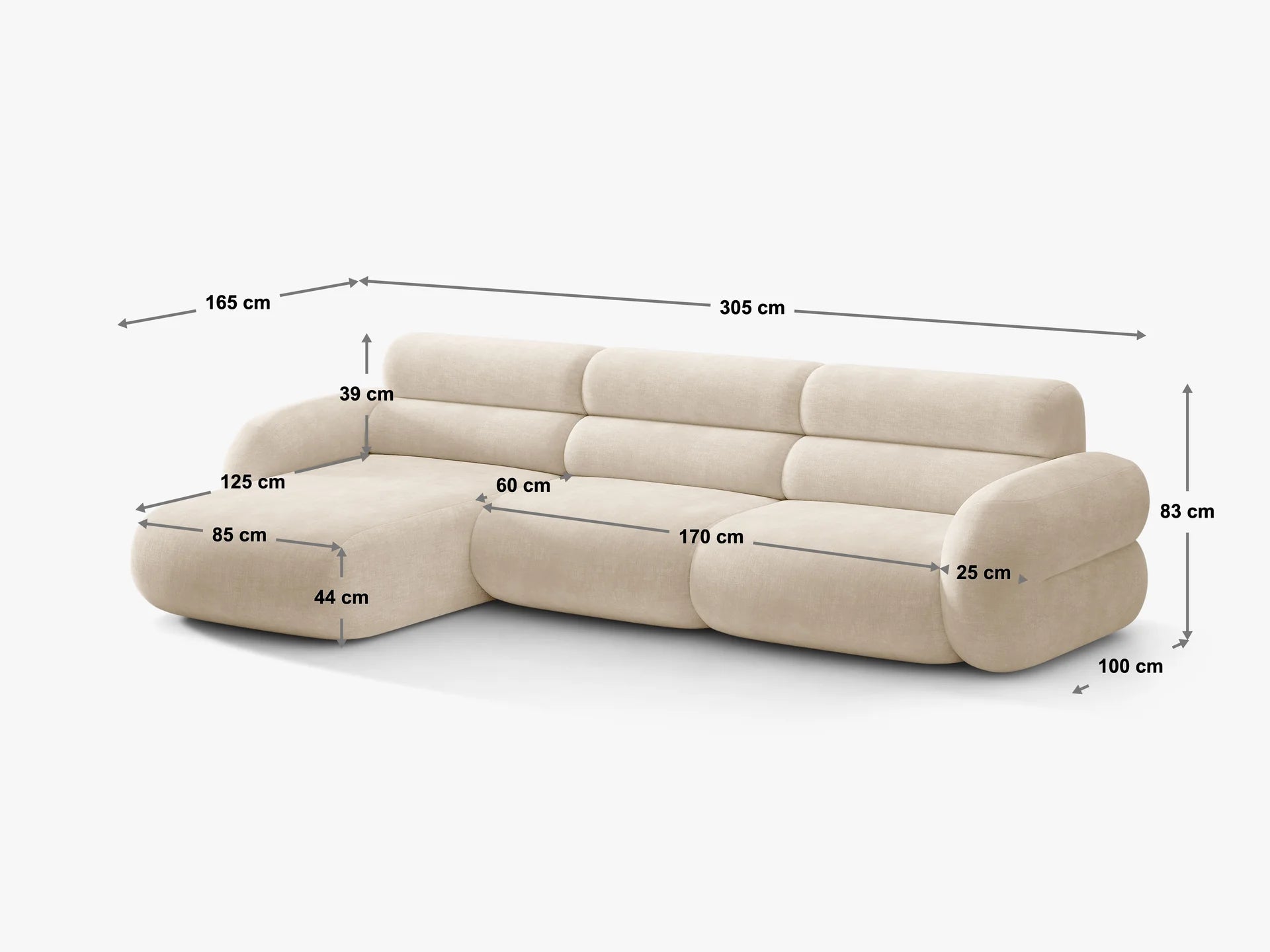 Neo hjørnesofa