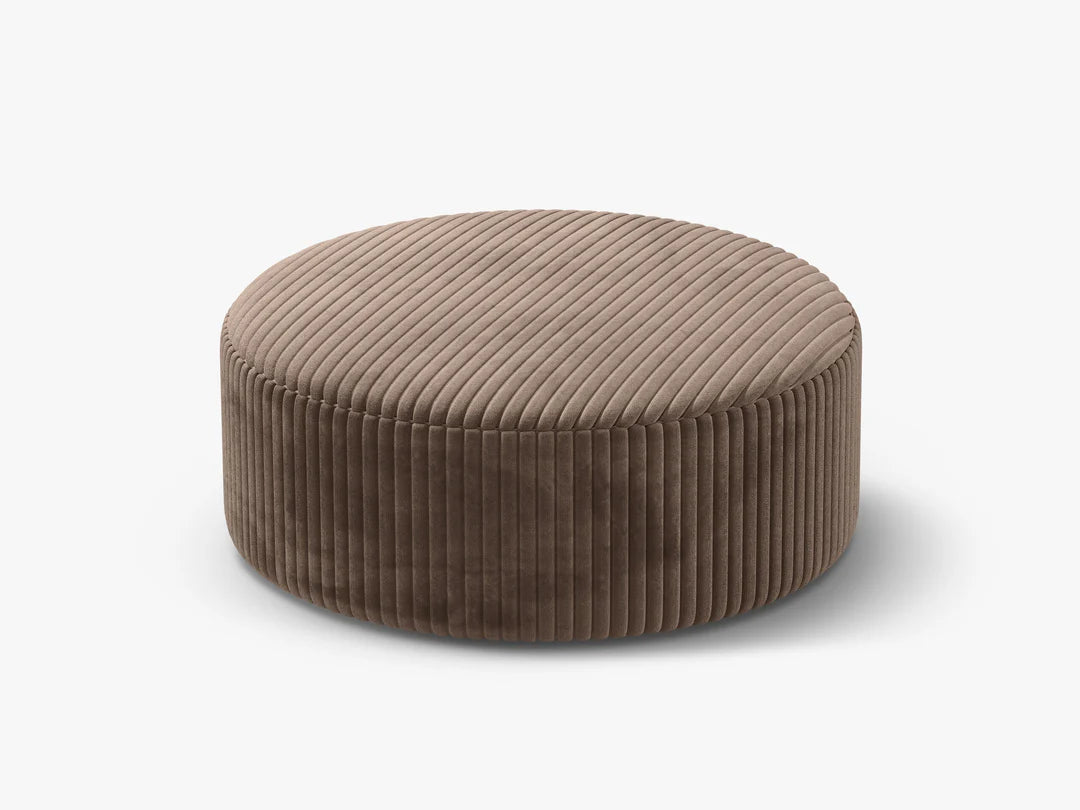 Dia kordfløyel puff – Ø90 cm