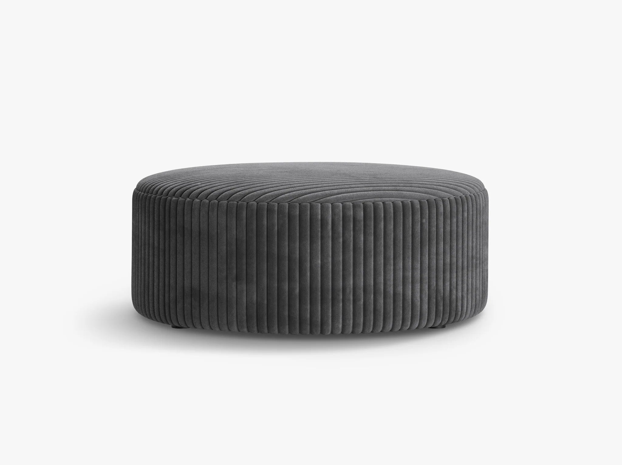 Dia kordfløyel puff – Ø90 cm