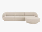 Miley modulsofa L-form bouclé