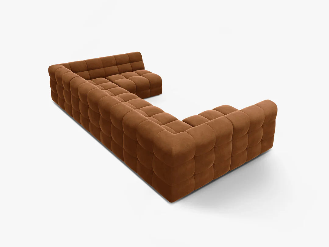 Kendal U-sofa i fløyel