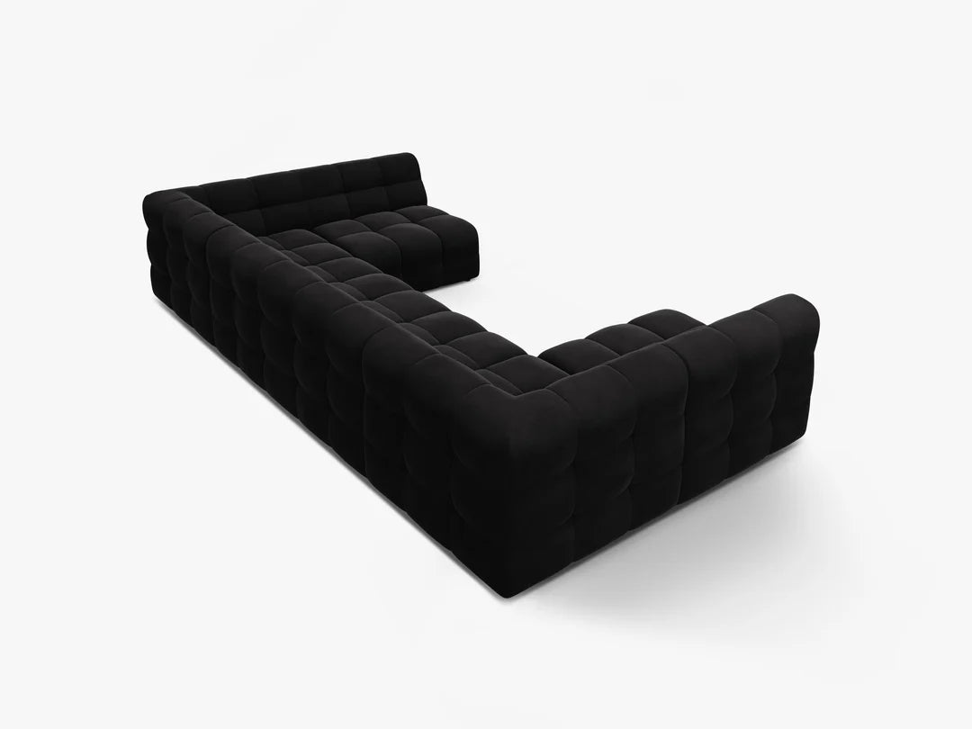 Kendal U-sofa i fløyel
