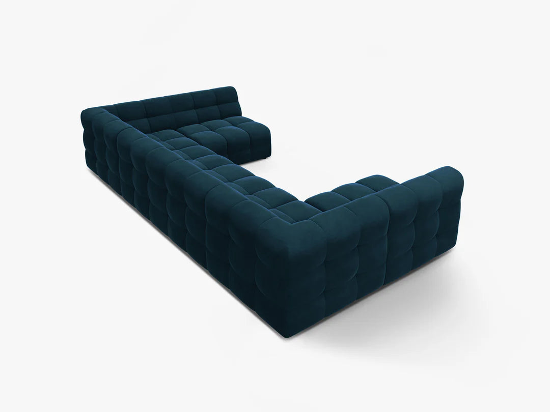 Kendal U-sofa i fløyel