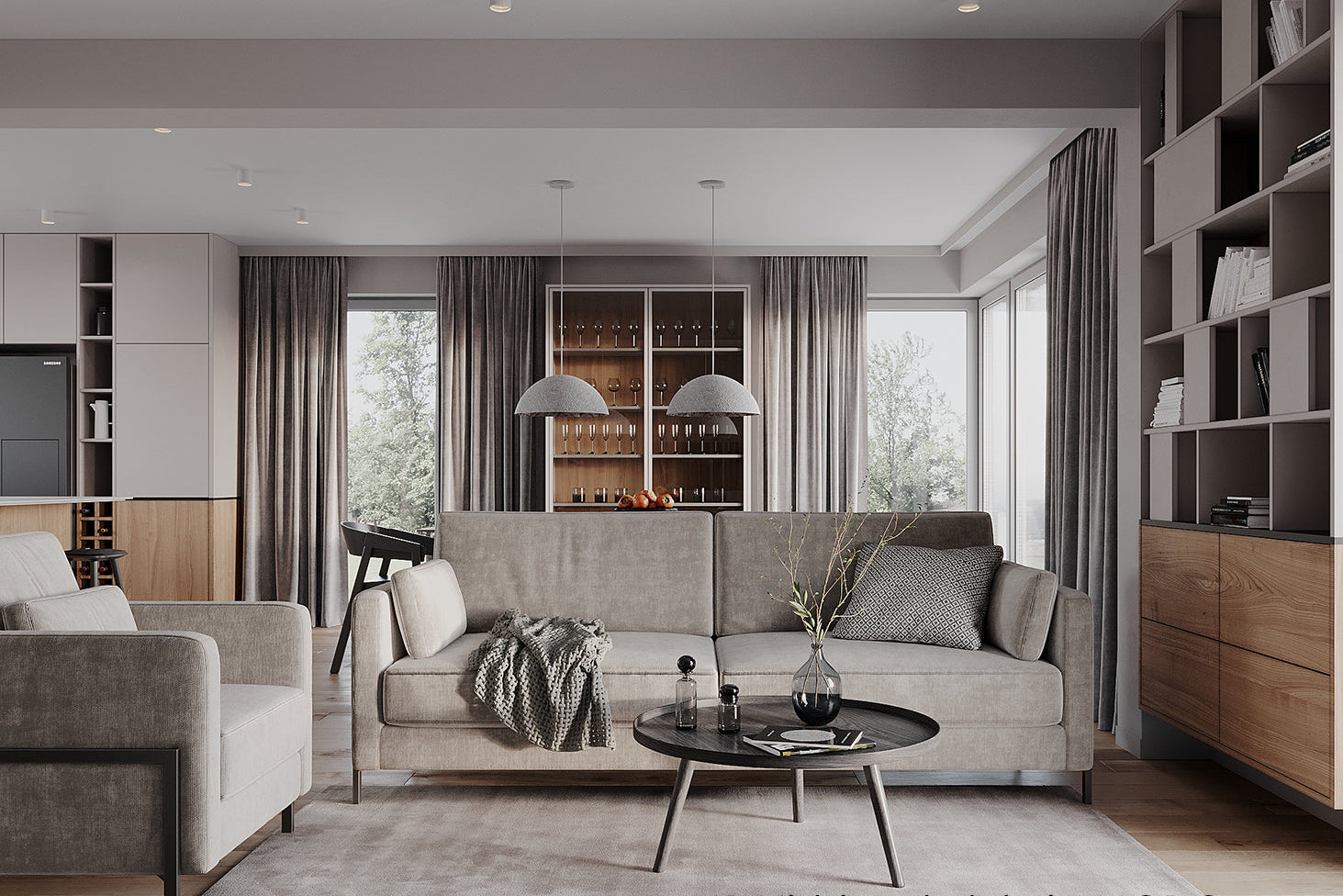 Modo 3-seter sofa med sovefunksjon