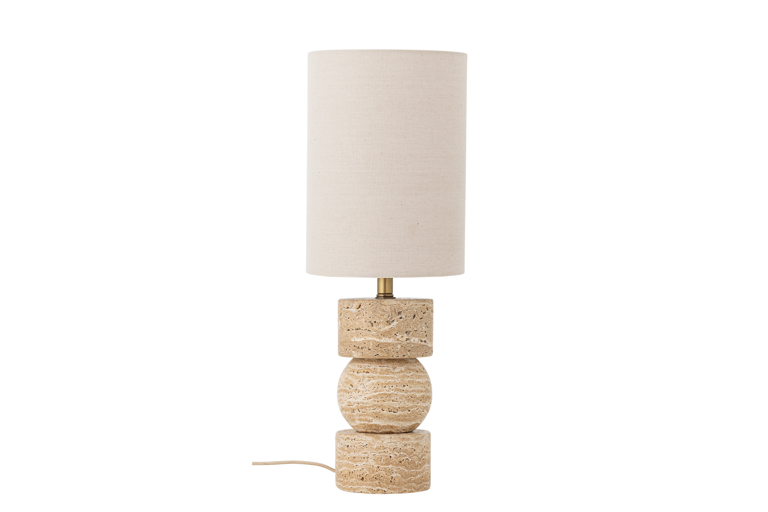 Marci Bordlampe – Travertin Natur