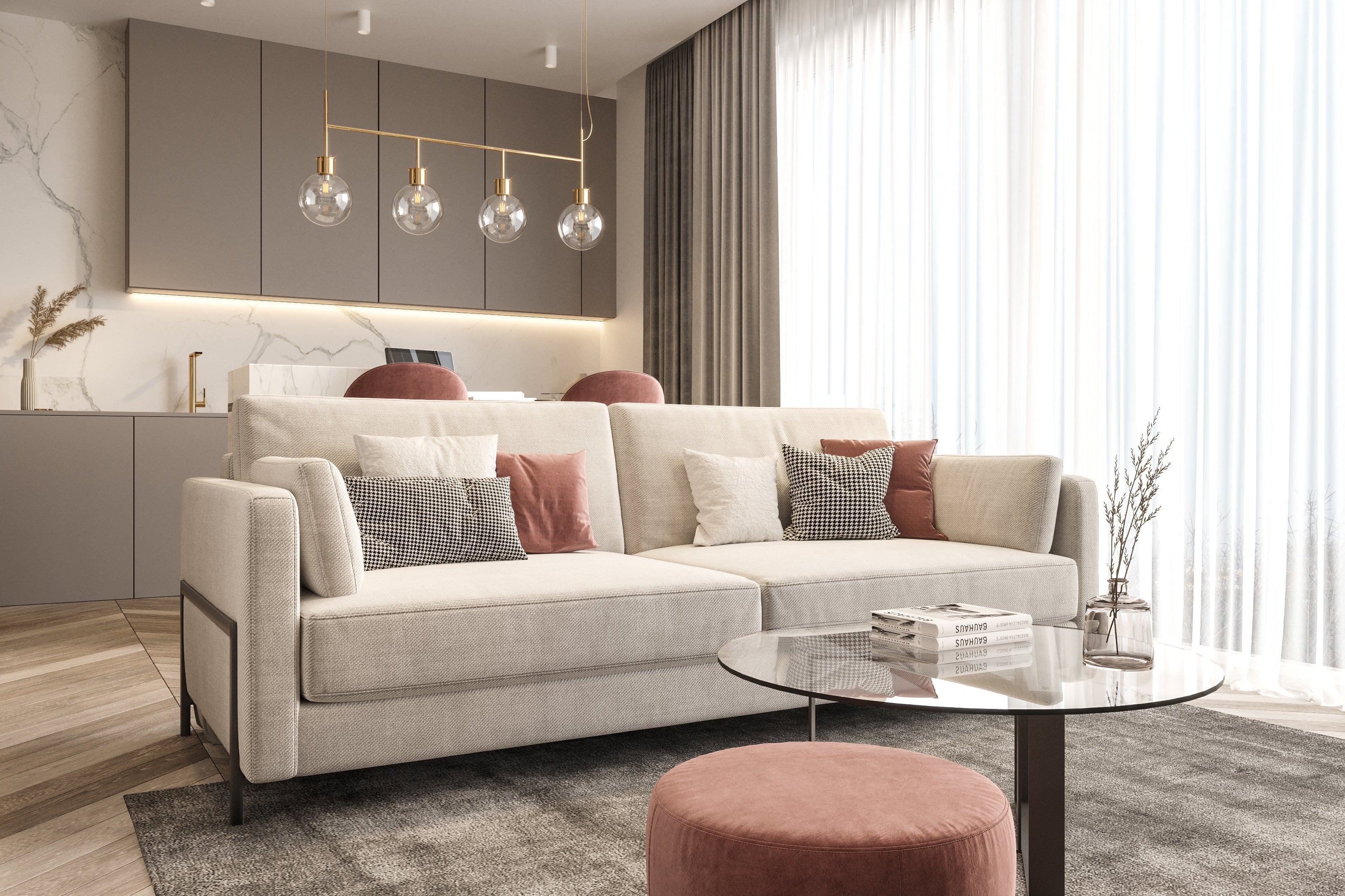 Modo 3-seter sofa med sovefunksjon