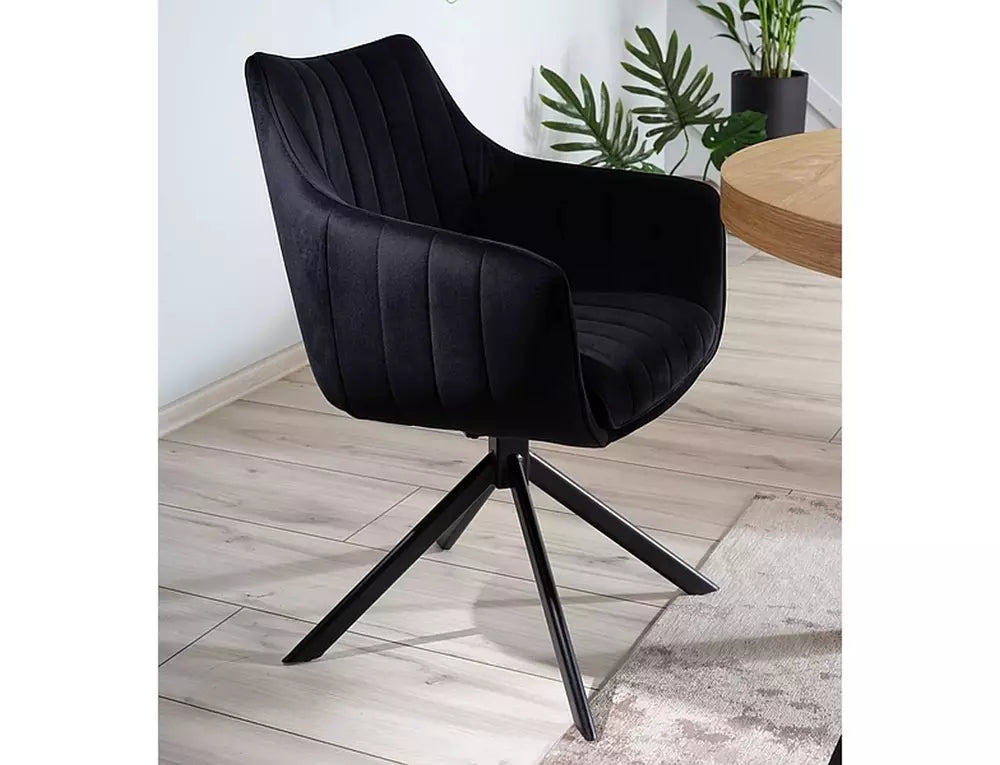 Lume fløyel spisestol 180°