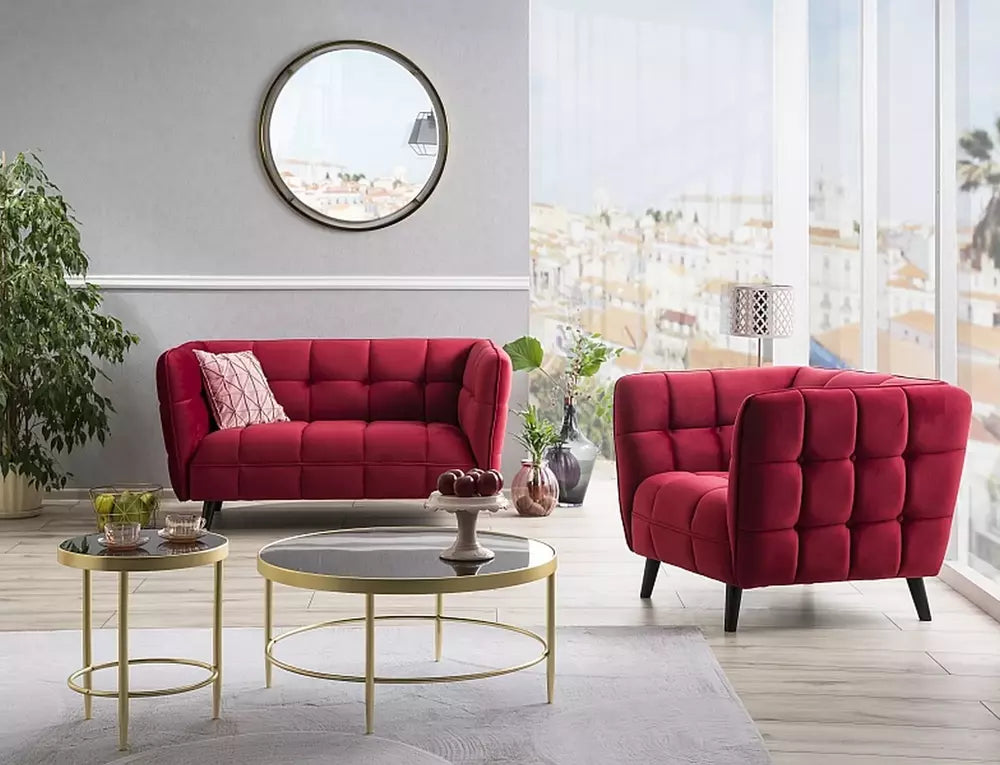 Nerio 2-seter Sofa – Fløyel