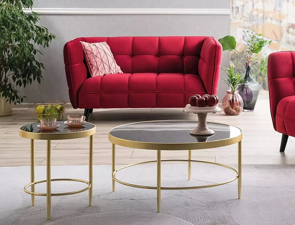 Nerio 2-seter Sofa – Fløyel