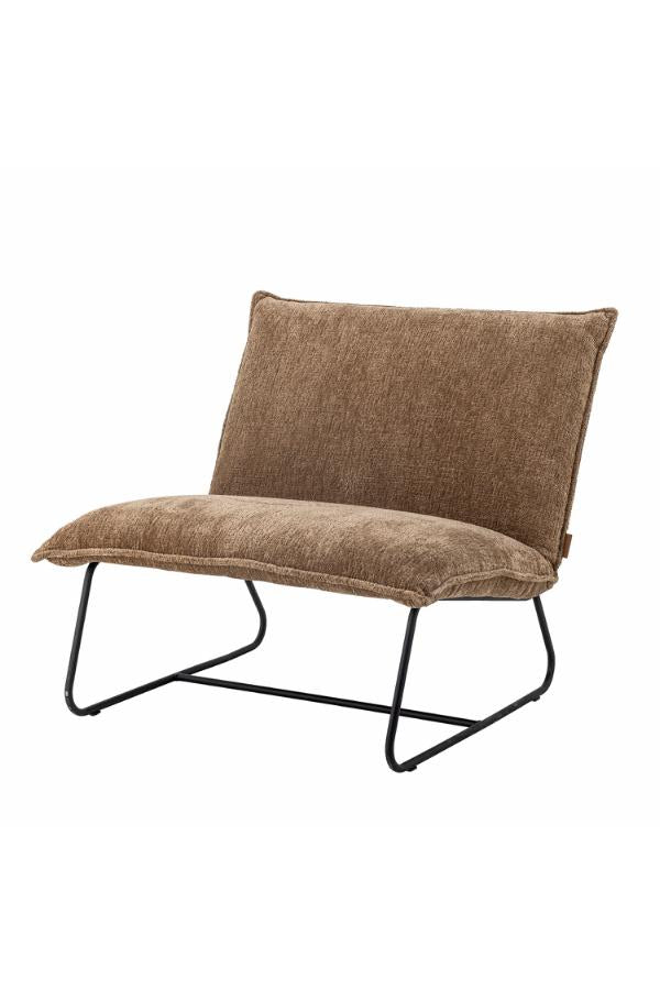 Cape Lounge Chair – Loungestol i brun bouclé fra Bloomingville