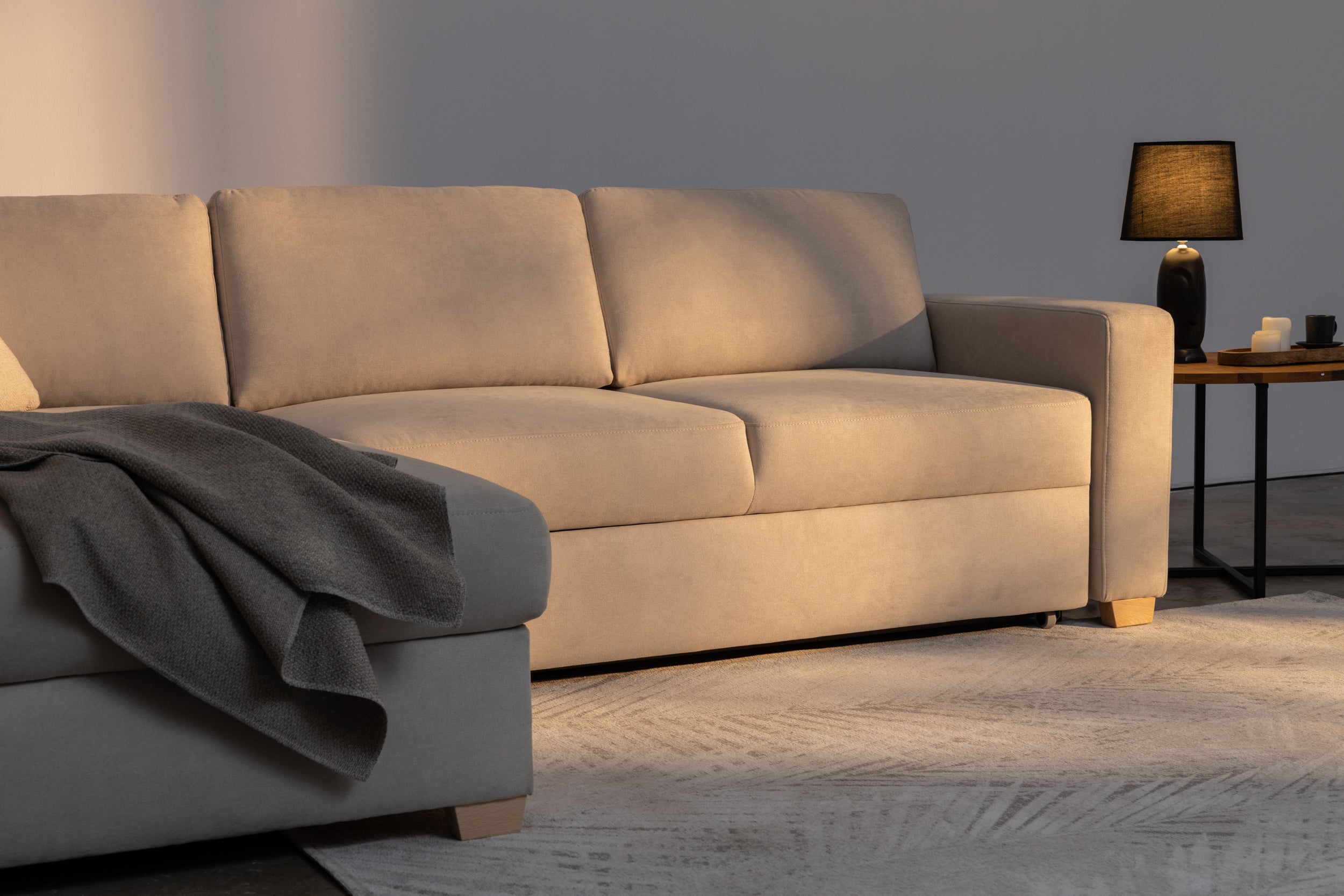 Opti hjørnesofa med sovefunksjon