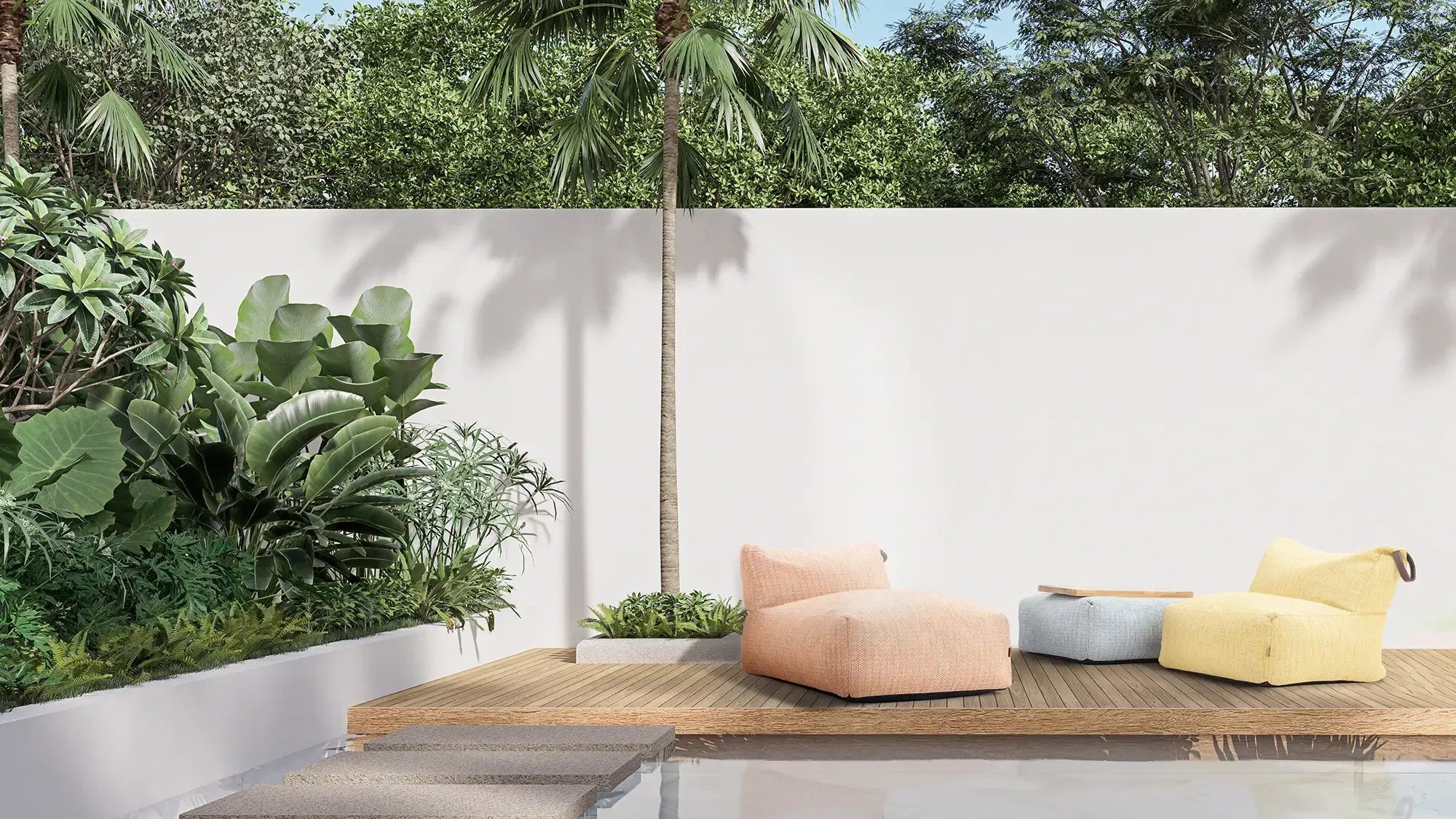 Breeze loveseat – 120 cm (Tenerife, sand melert)
