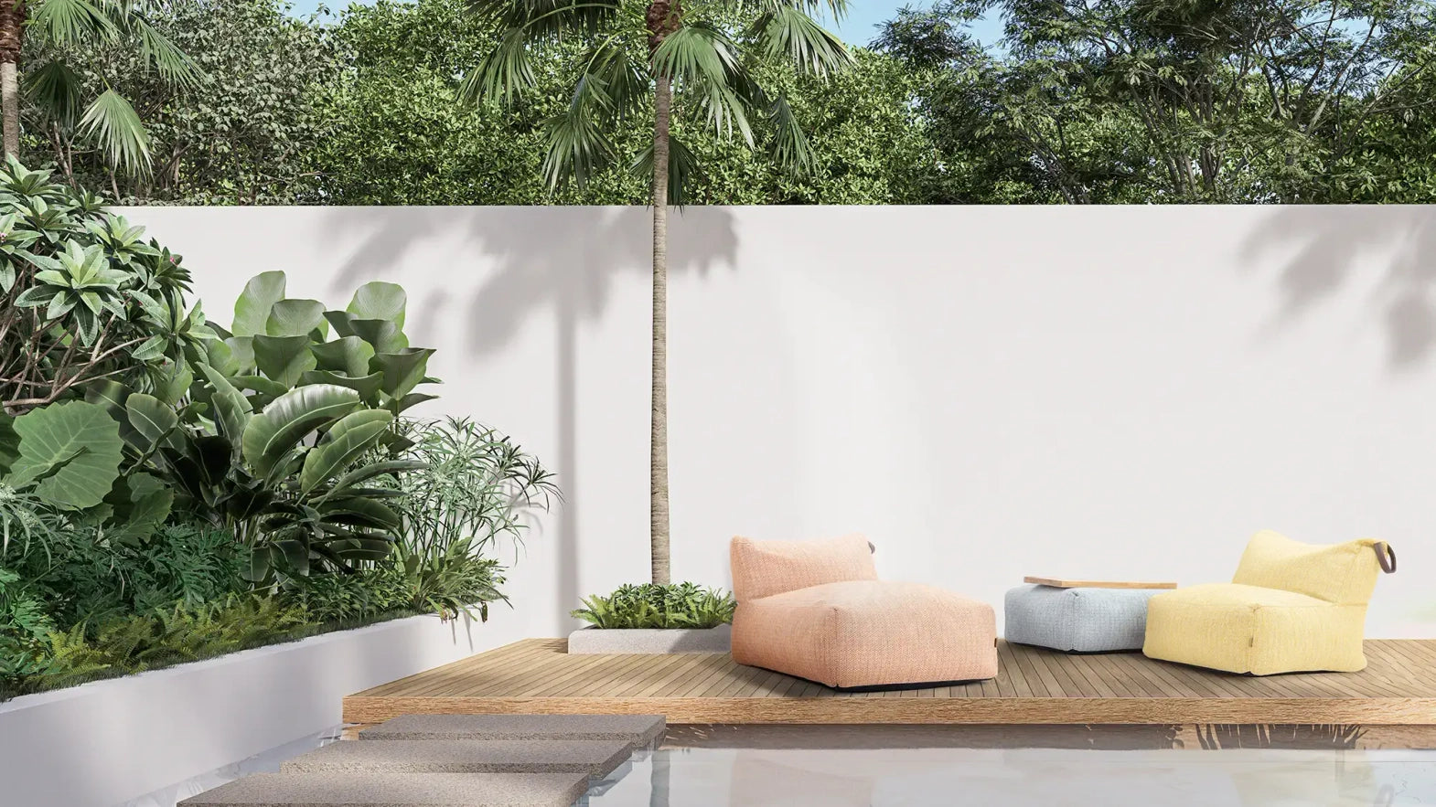 Breeze loveseat – 120 cm (Tenerife, sand melert)