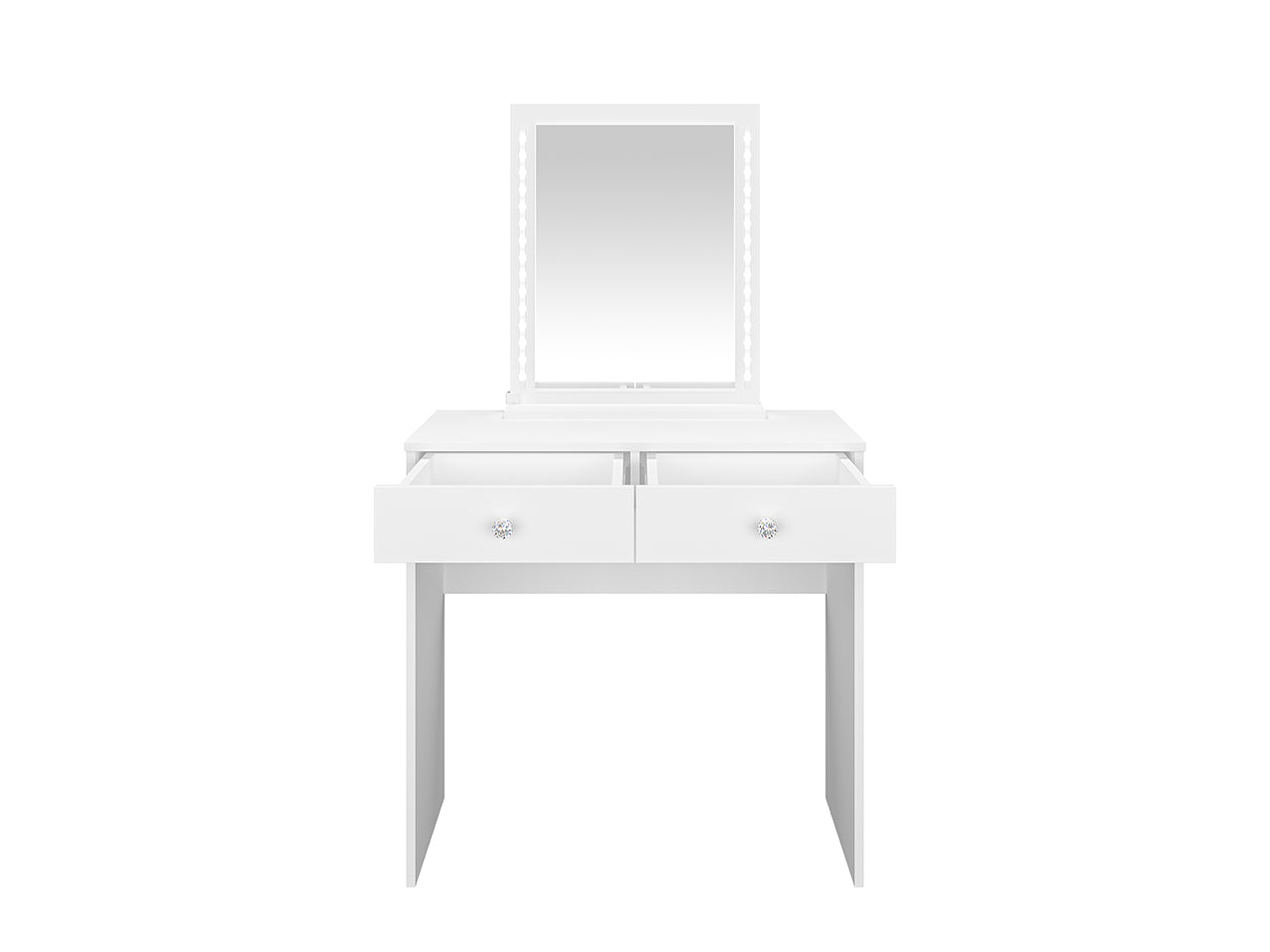 Luna sminkebord med LED-speil