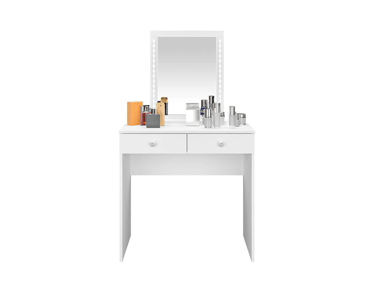 Luna sminkebord med LED-speil