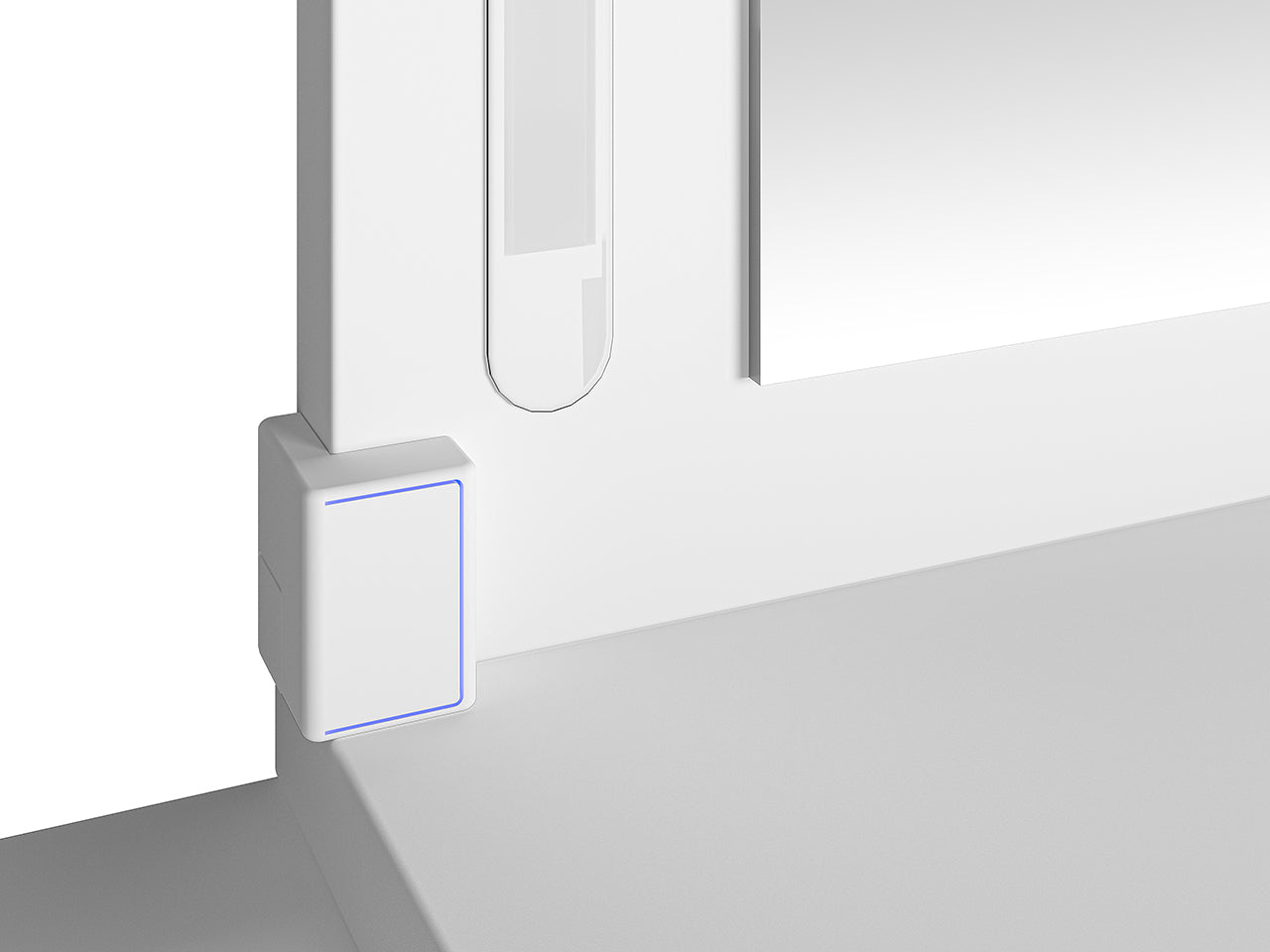 Luna sminkebord med LED-speil