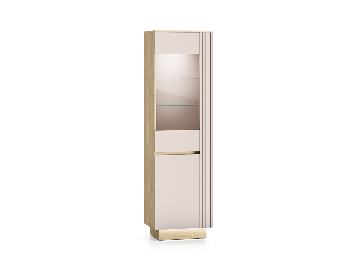 Hills vitrineskap med LED-belysning