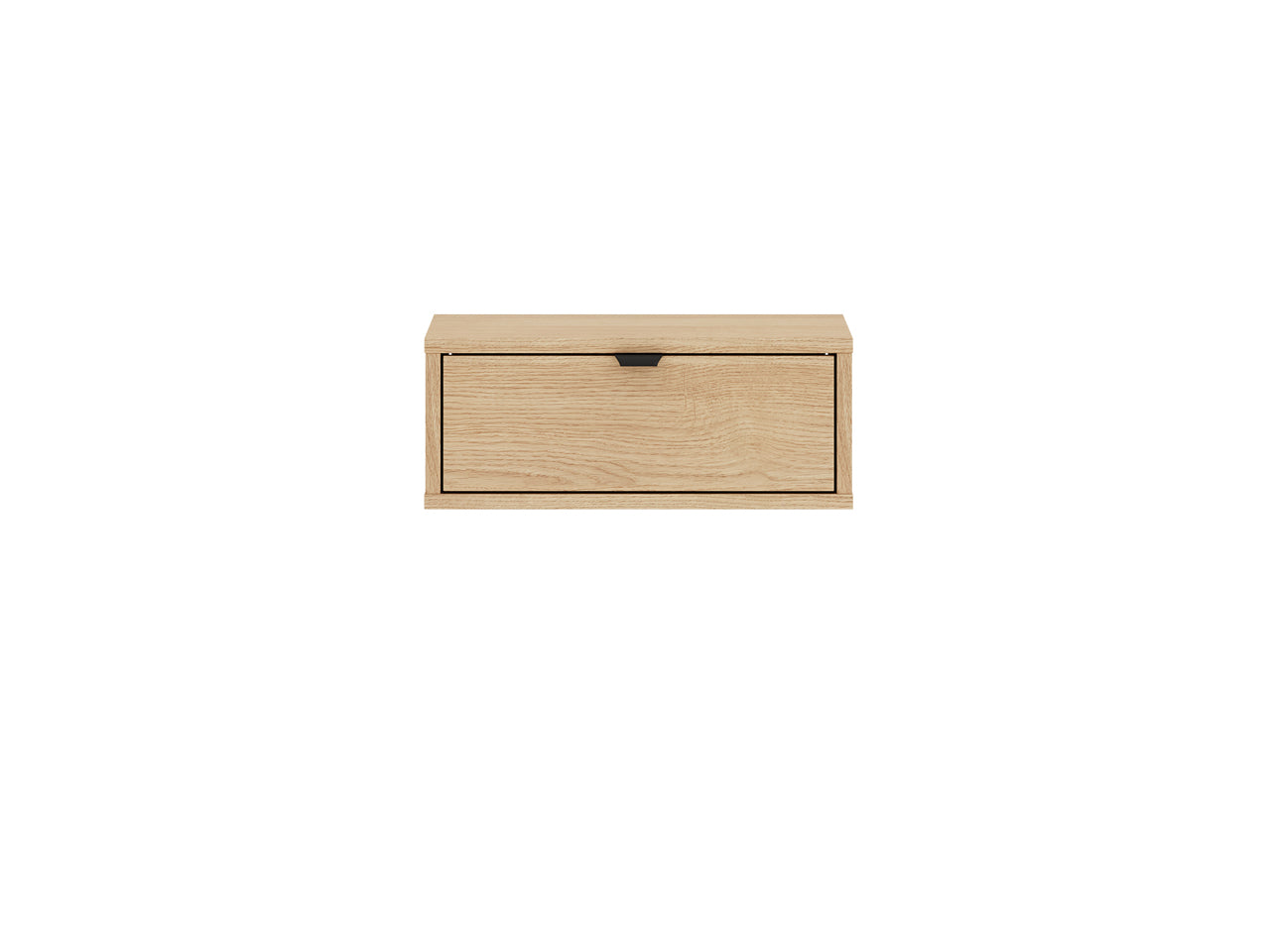 Elden vegghengt nattbord
