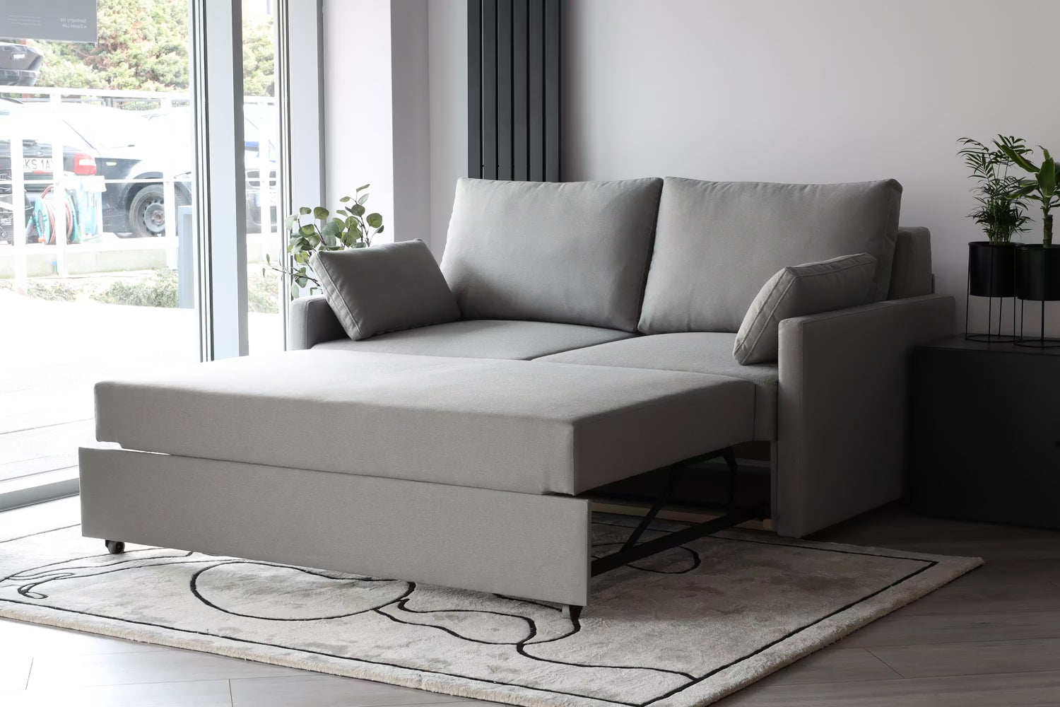 Last inn video: Roco 2-seter sofa med sovefunksjon