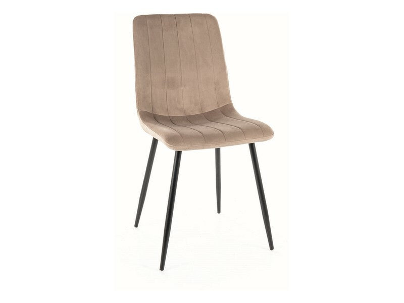 Alvar spisestol mørk beige