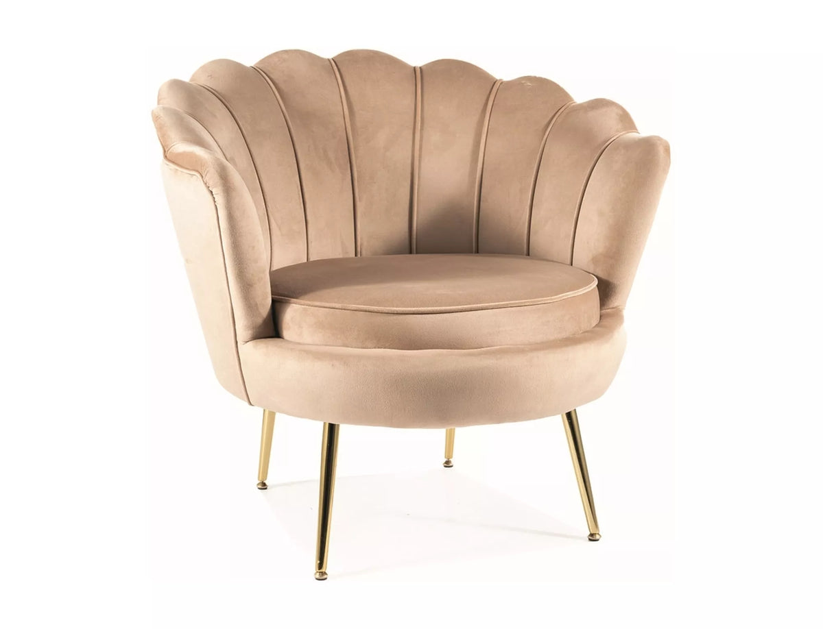 Kamelia lenestol beige