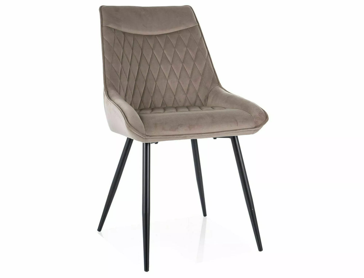 Agnar spisestol mørk beige