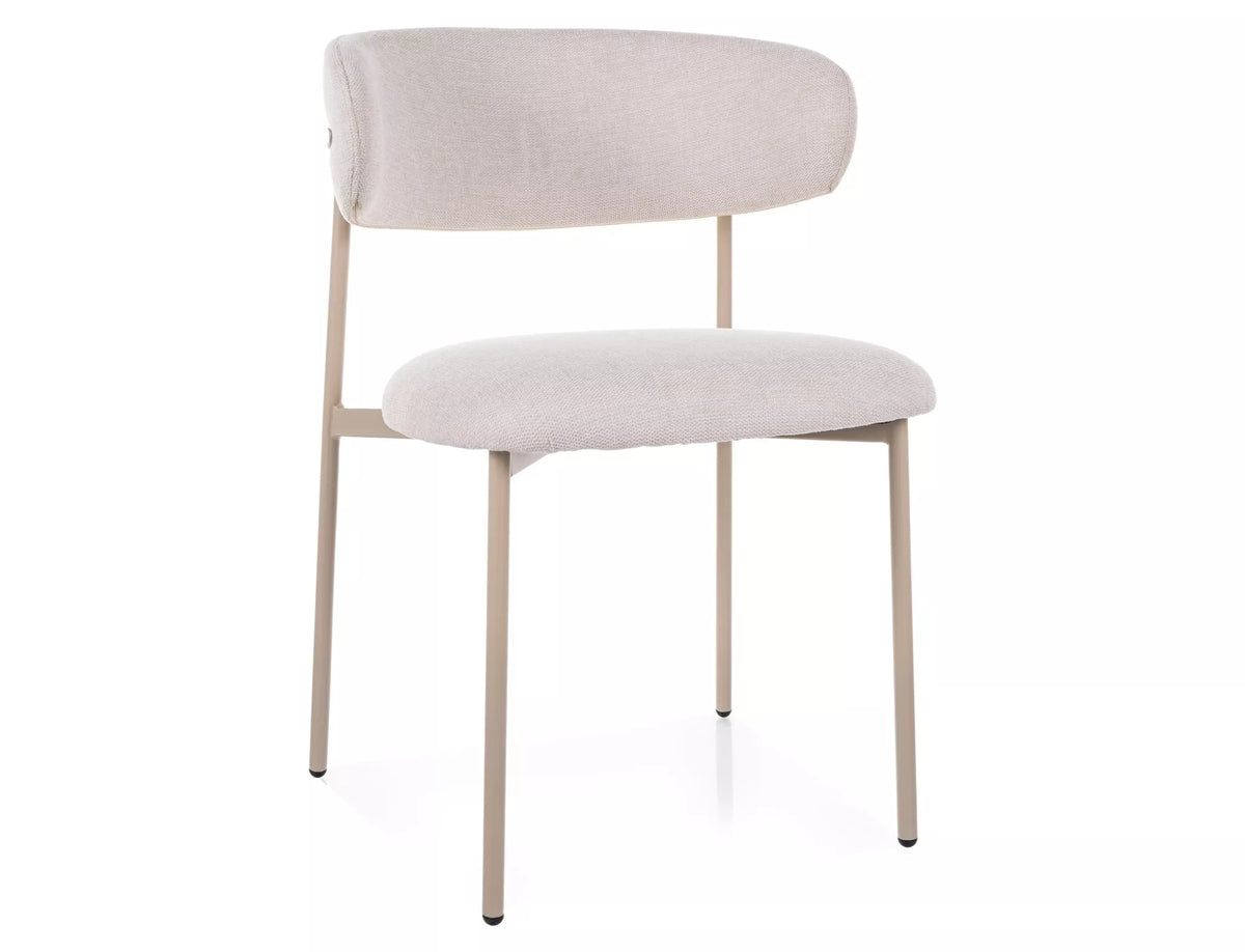 Eldar spisestol lys beige