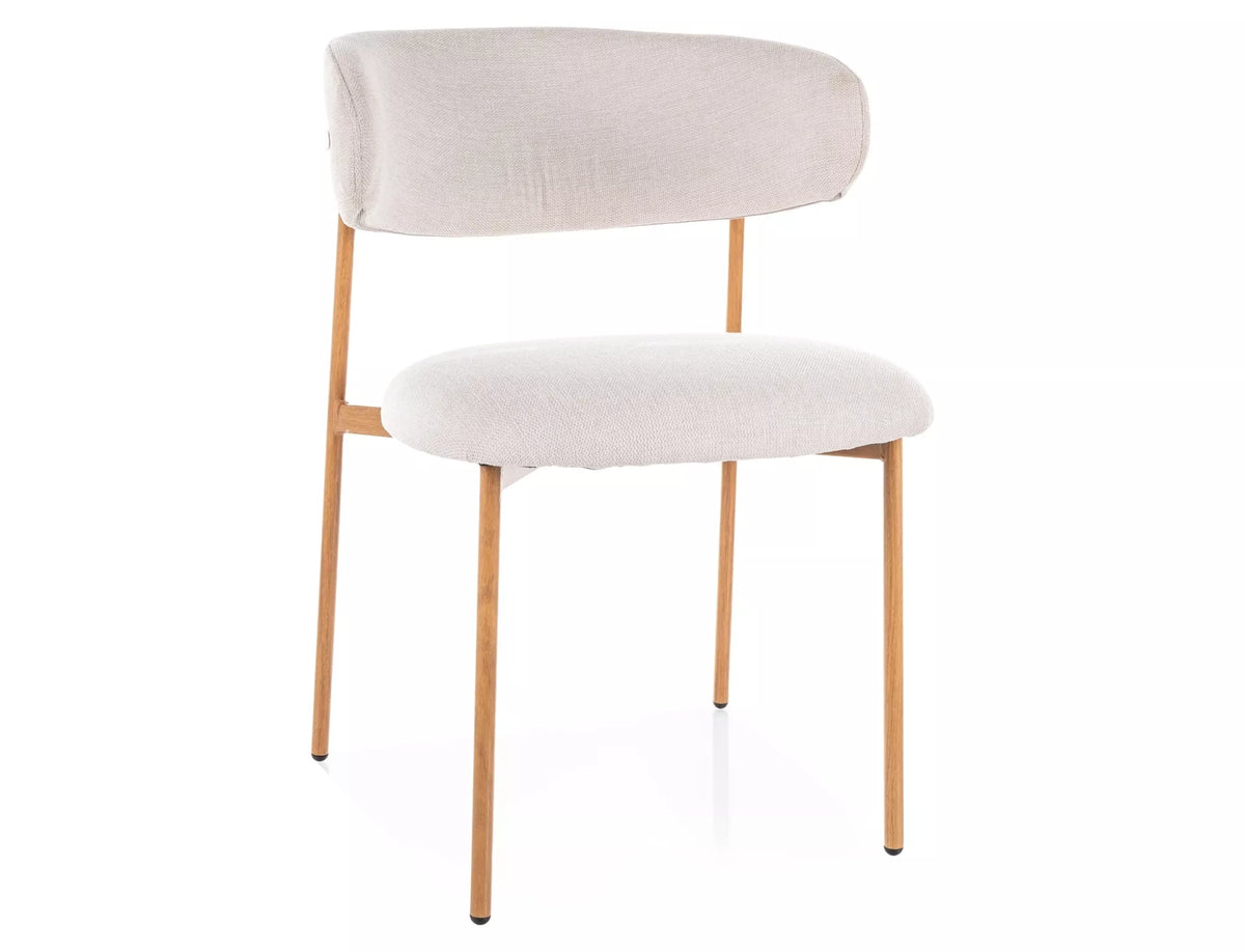 Eldar spisestol lys beige